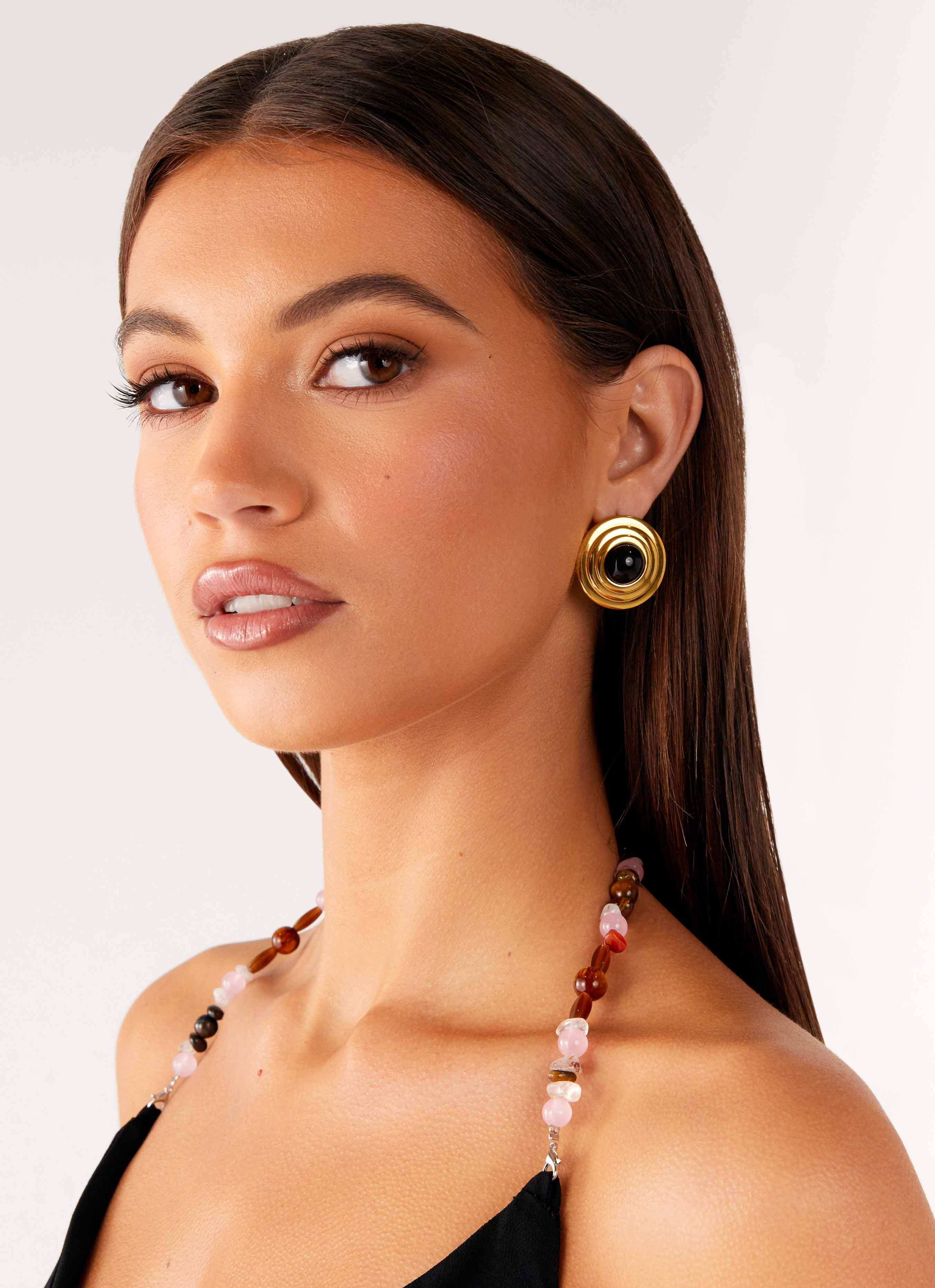 Kalia Earrings - Black - Image 3