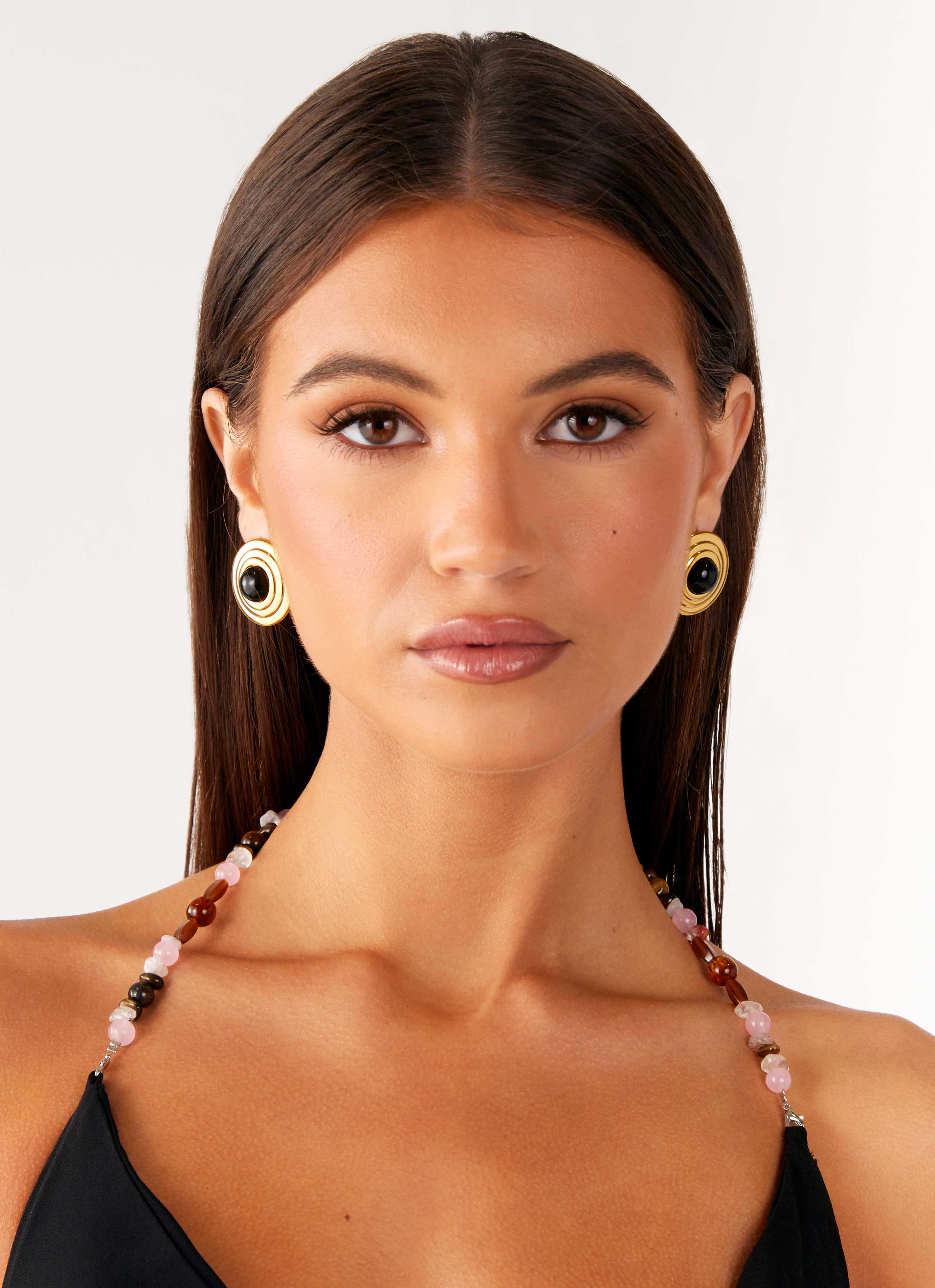 Kalia Earrings - Black - Image 4