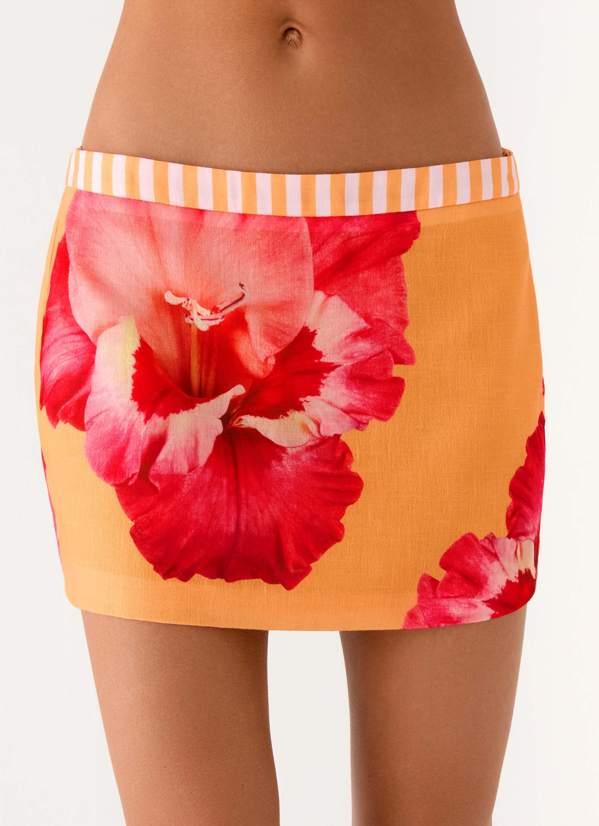 Kalya Mini Skirt - Orange - Image 6