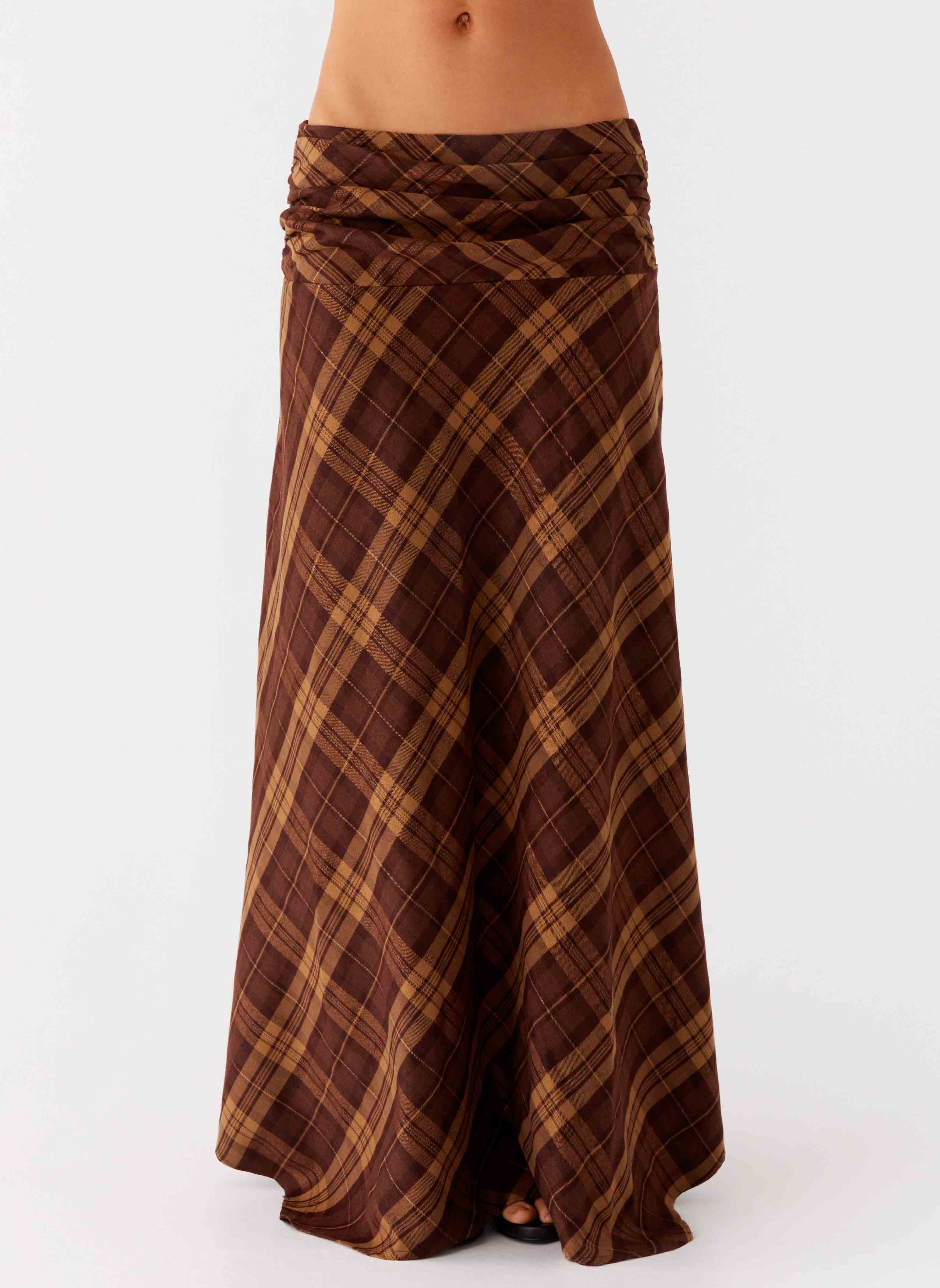 Karolina Maxi Skirt - Plaid - Image 4