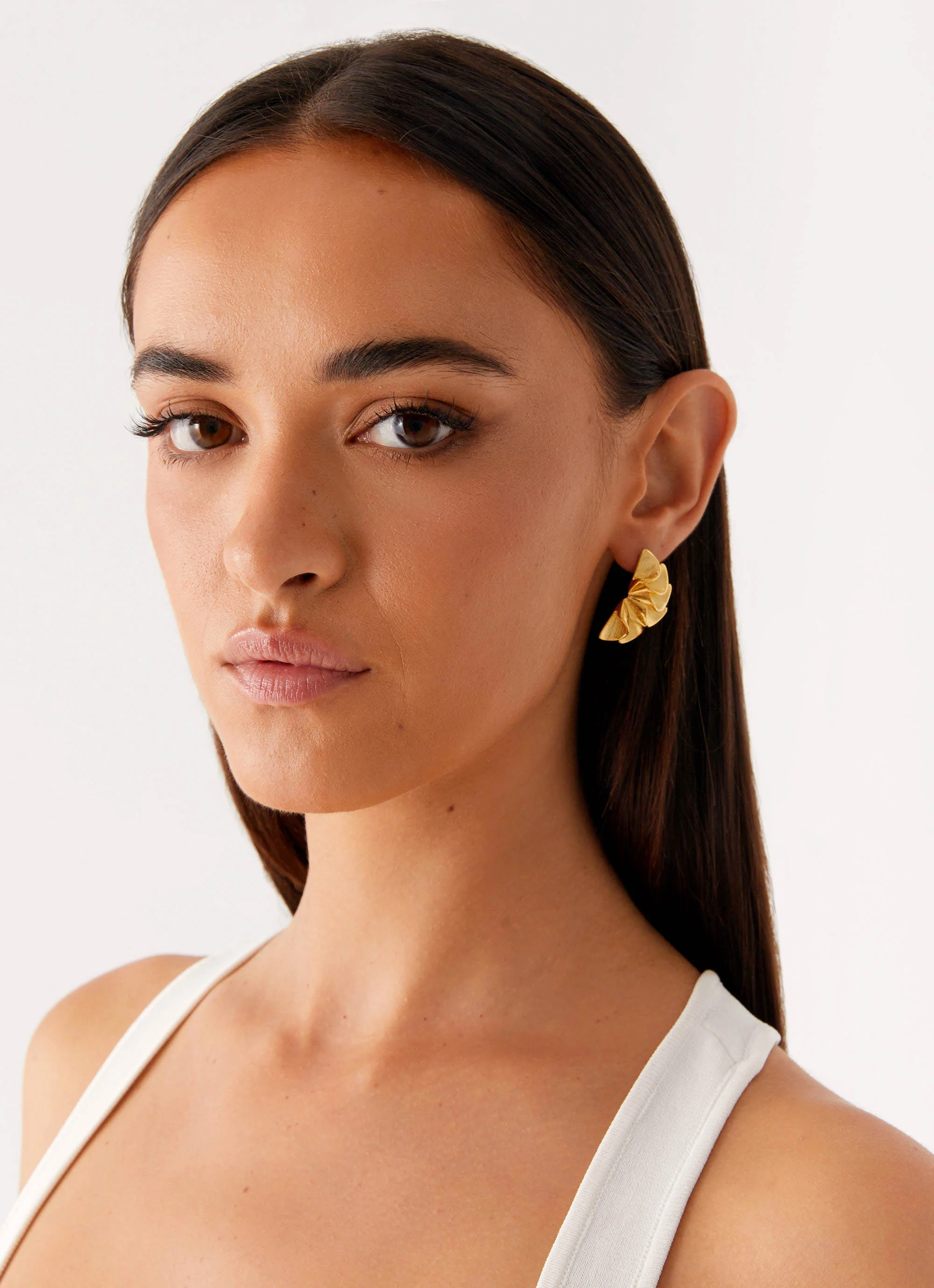 Karris Earrings - Gold - Image 2