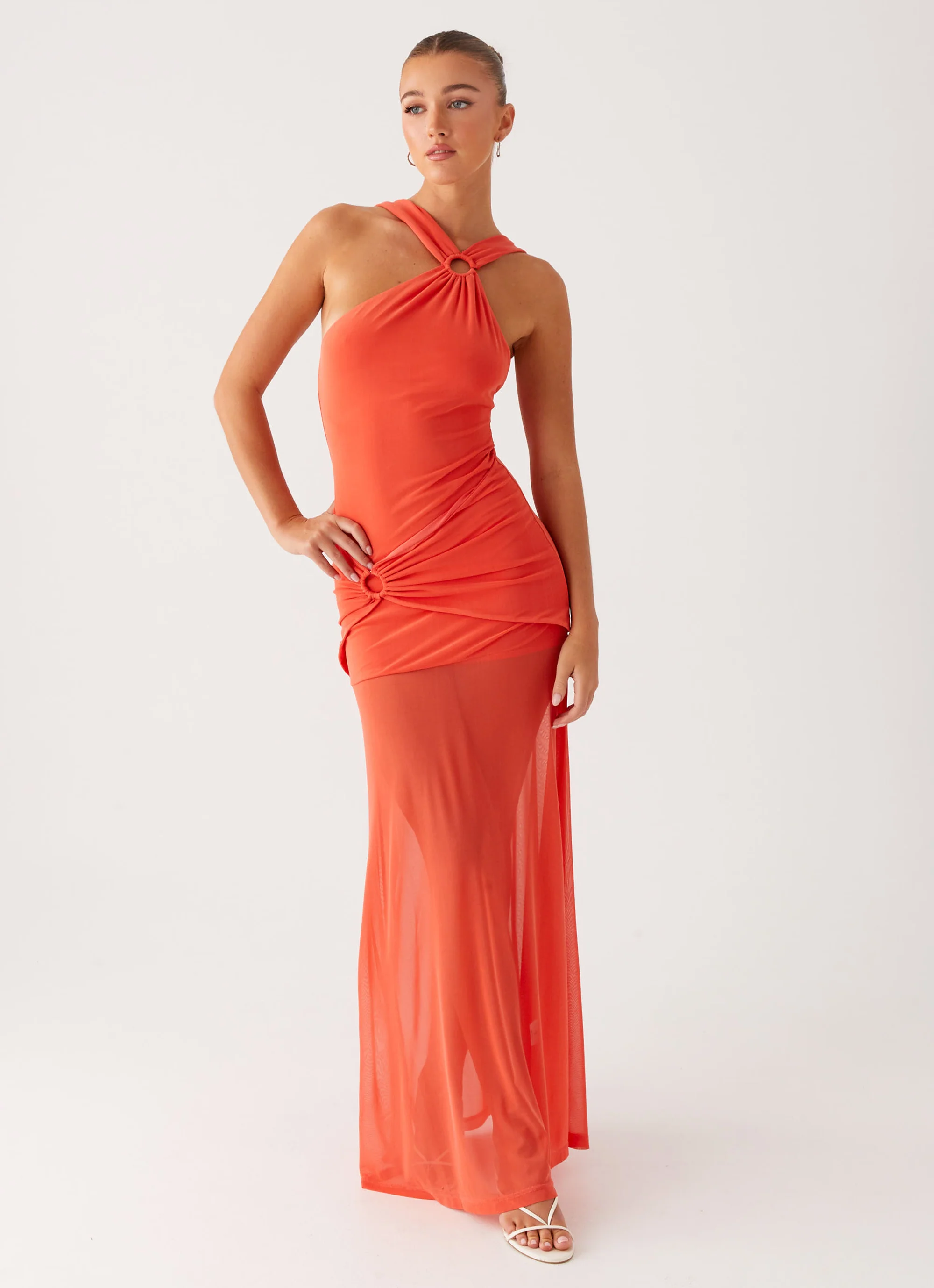 Kavala Maxi Dress - Coral - Image 2