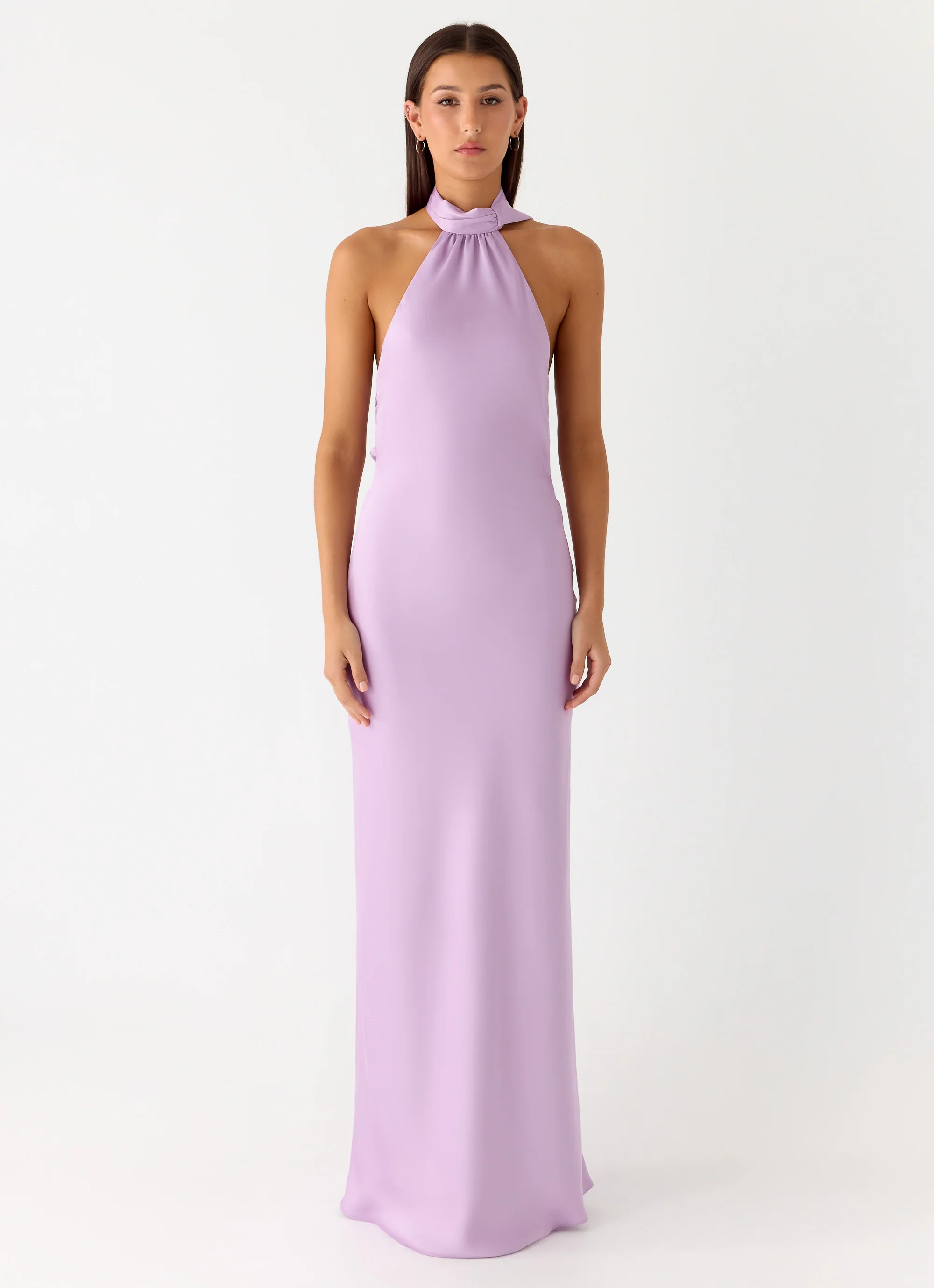 Keena Scarf Maxi Dress - Lavender - Image 2