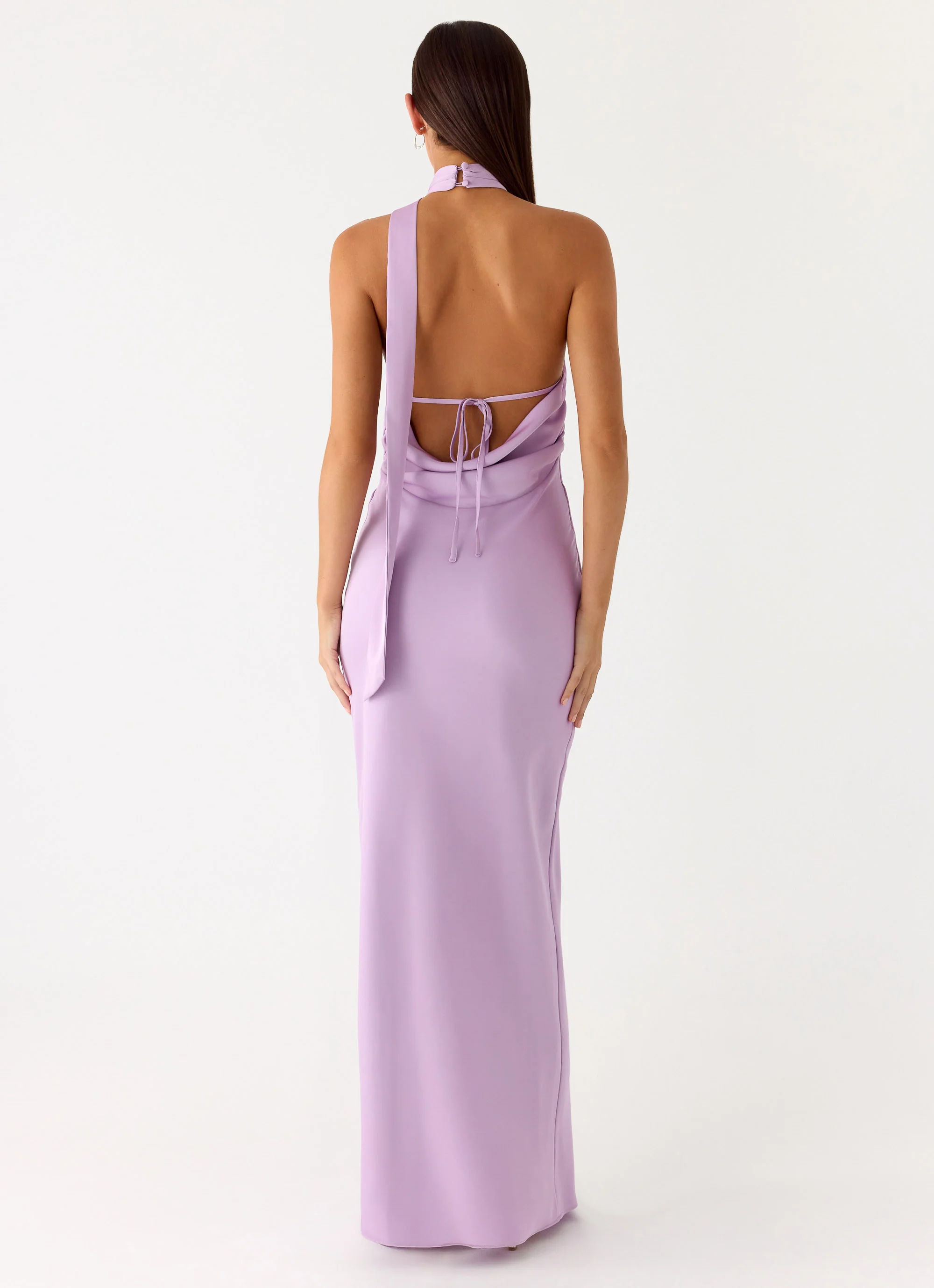 Keena Scarf Maxi Dress - Lavender - Image 4