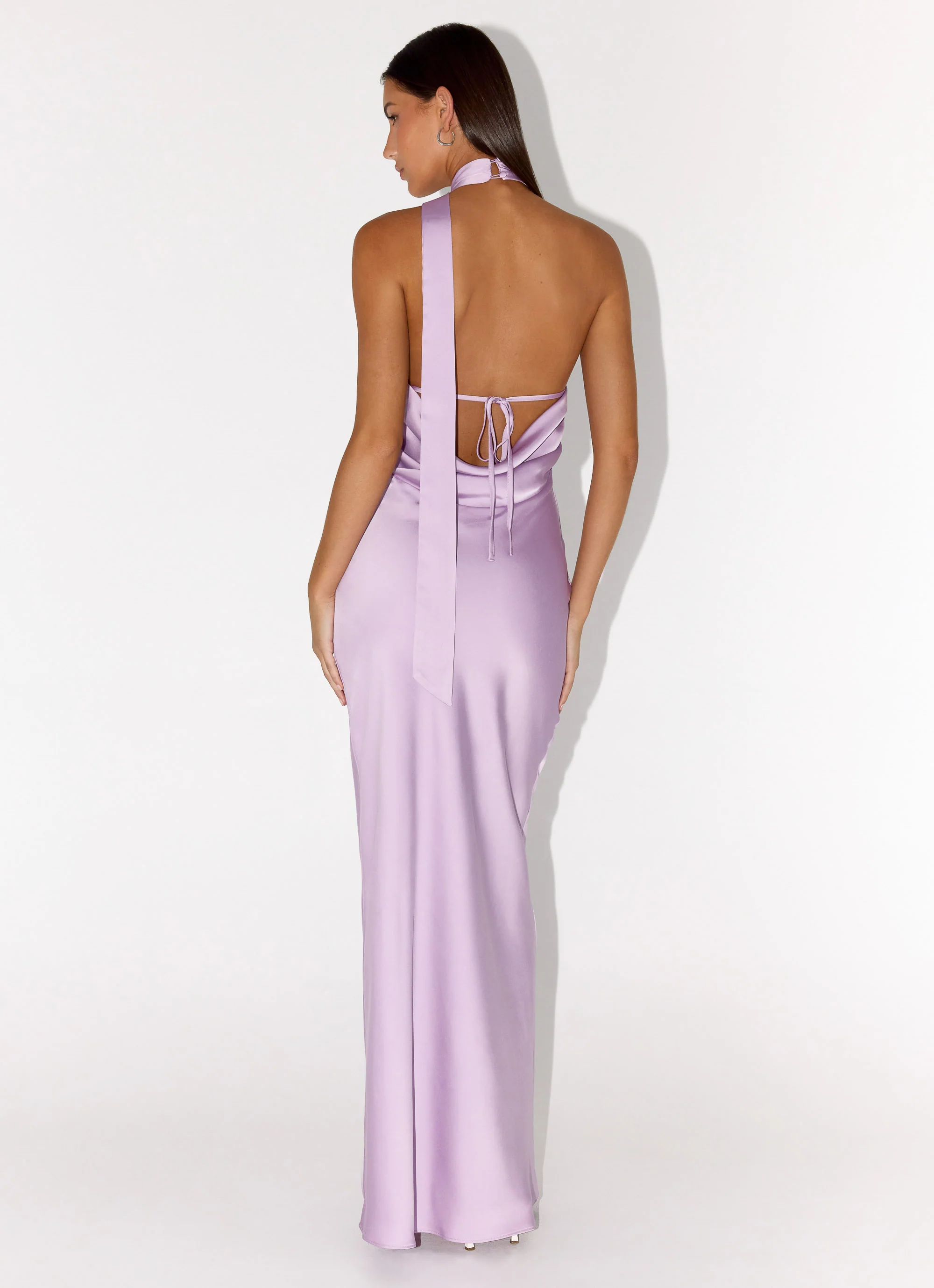 Keena Scarf Maxi Dress - Lavender - Image 6