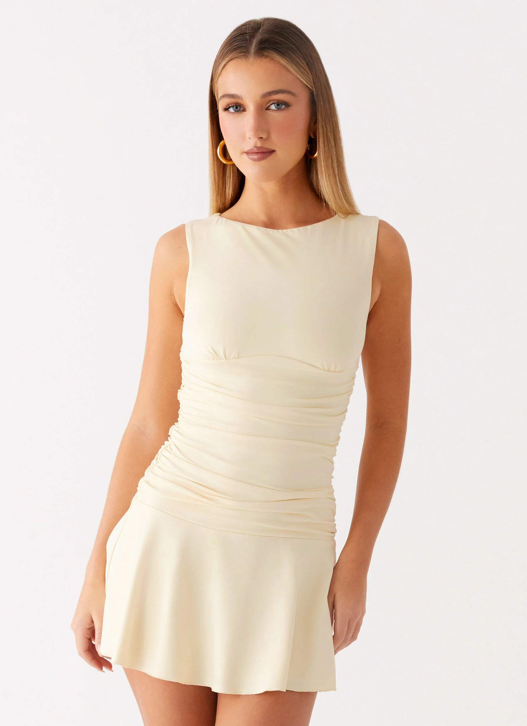Kelda Mini Dress - Yellow - Image 6