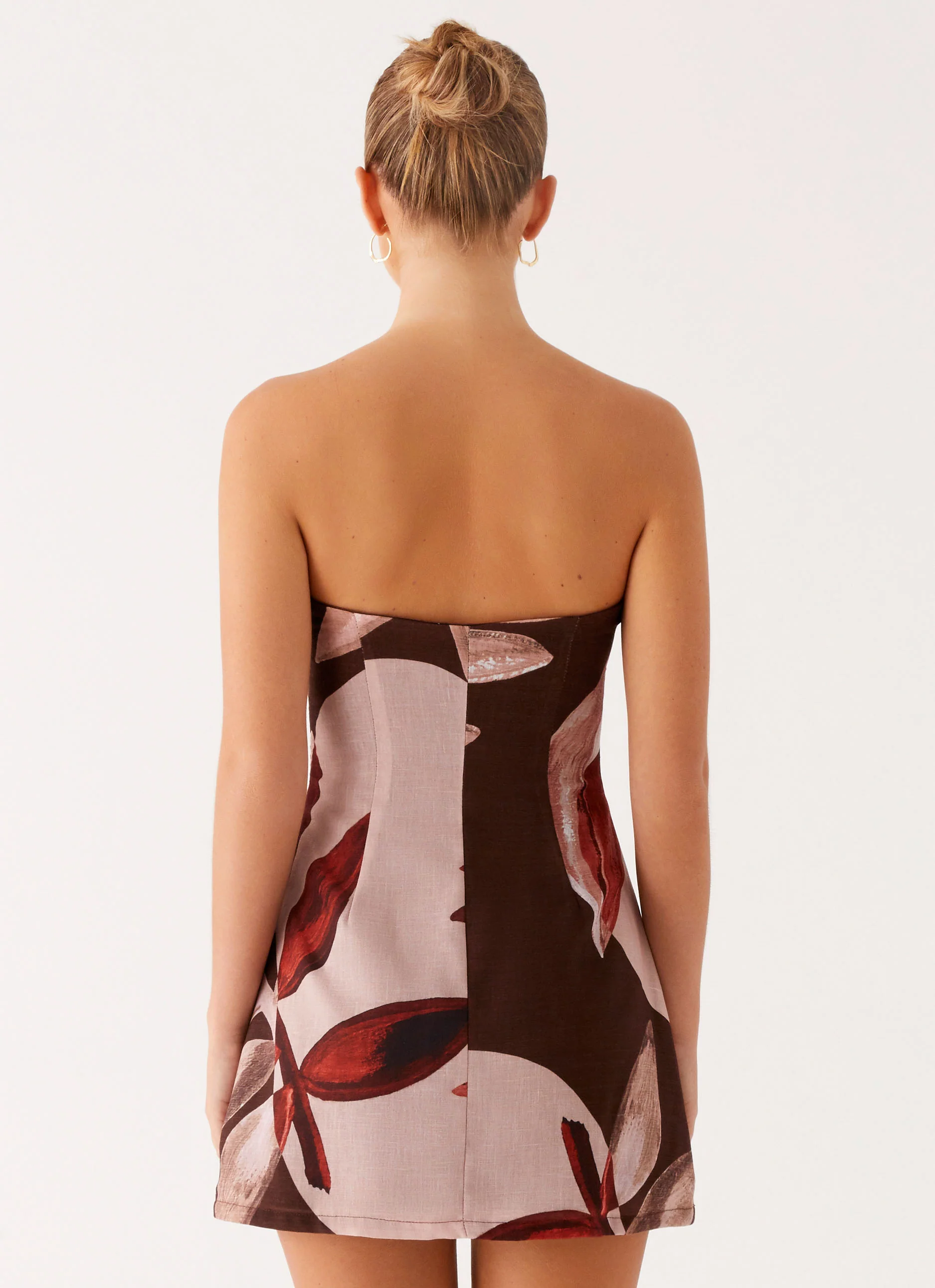 Kellen Mini Dress - Cinnamon Palm - Image 4