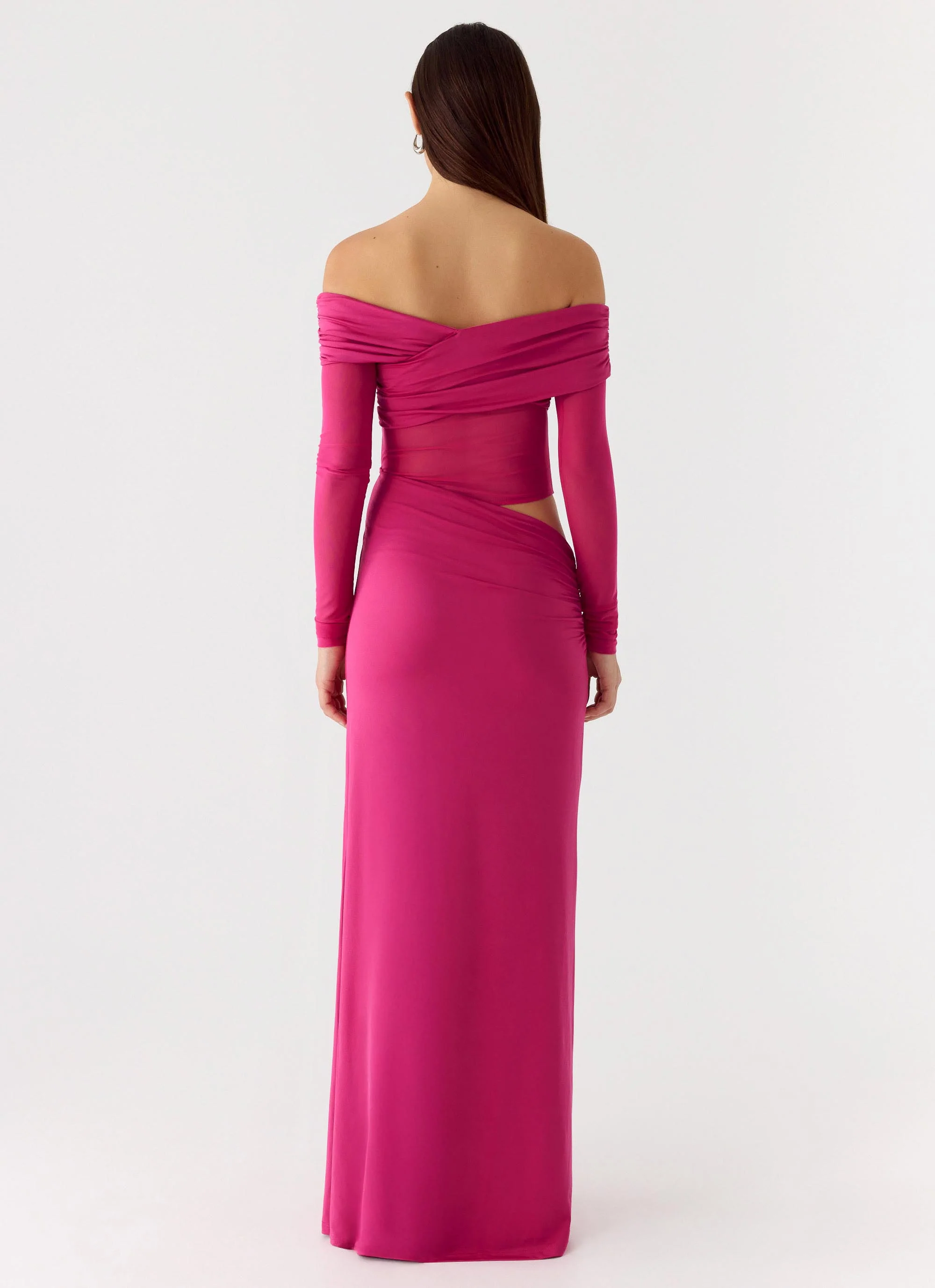 Kerli Maxi Dress - Fuchsia - Image 3