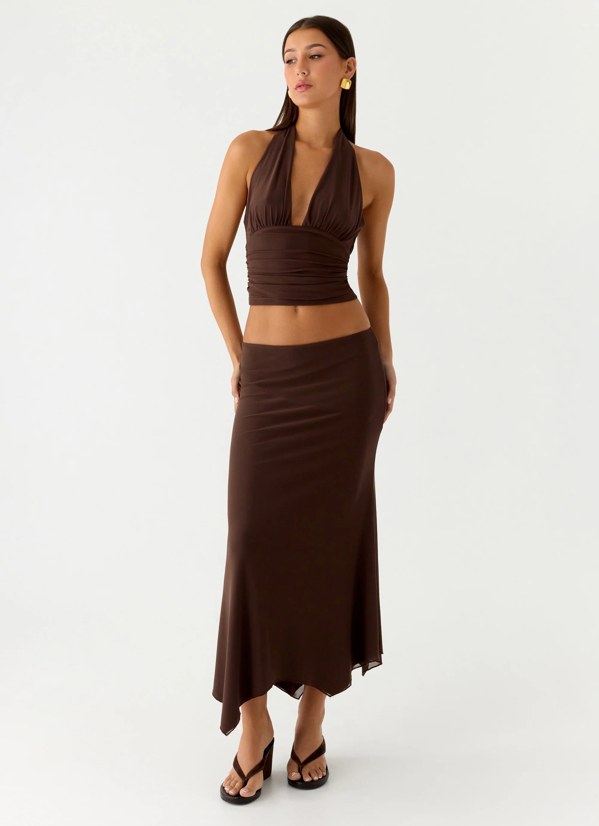 Kerrie Halter Top - Chocolate - Image 6