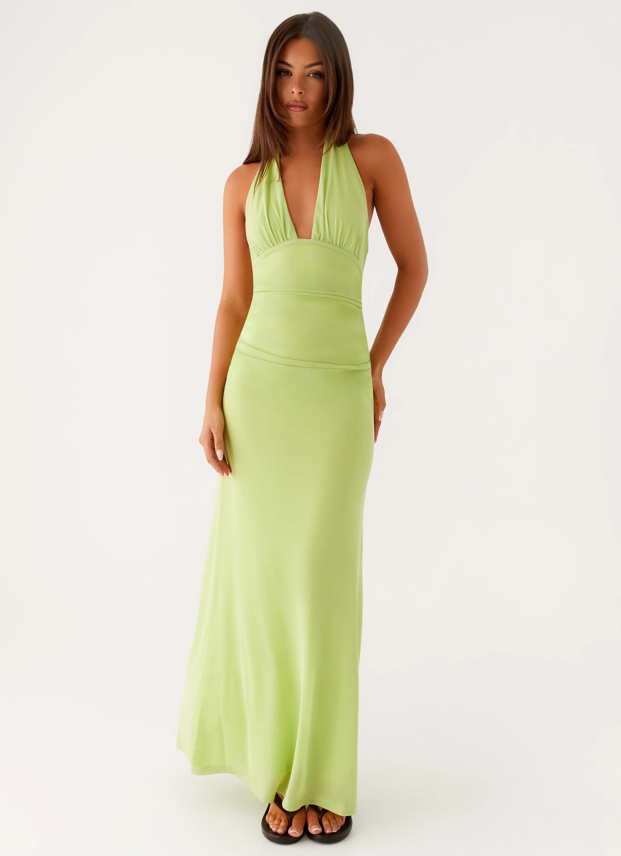 Kerrie Maxi Dress - Lime - Image 6