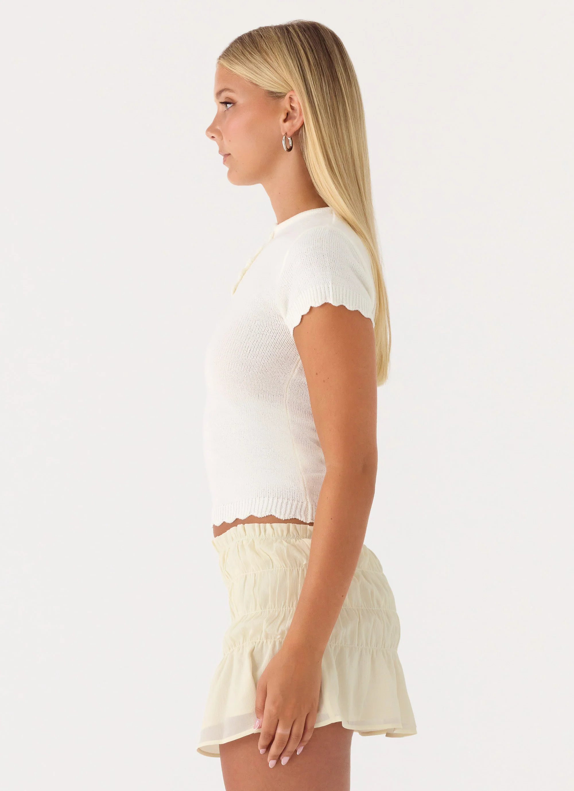 Kerrigan Knit Top - White - Image 2