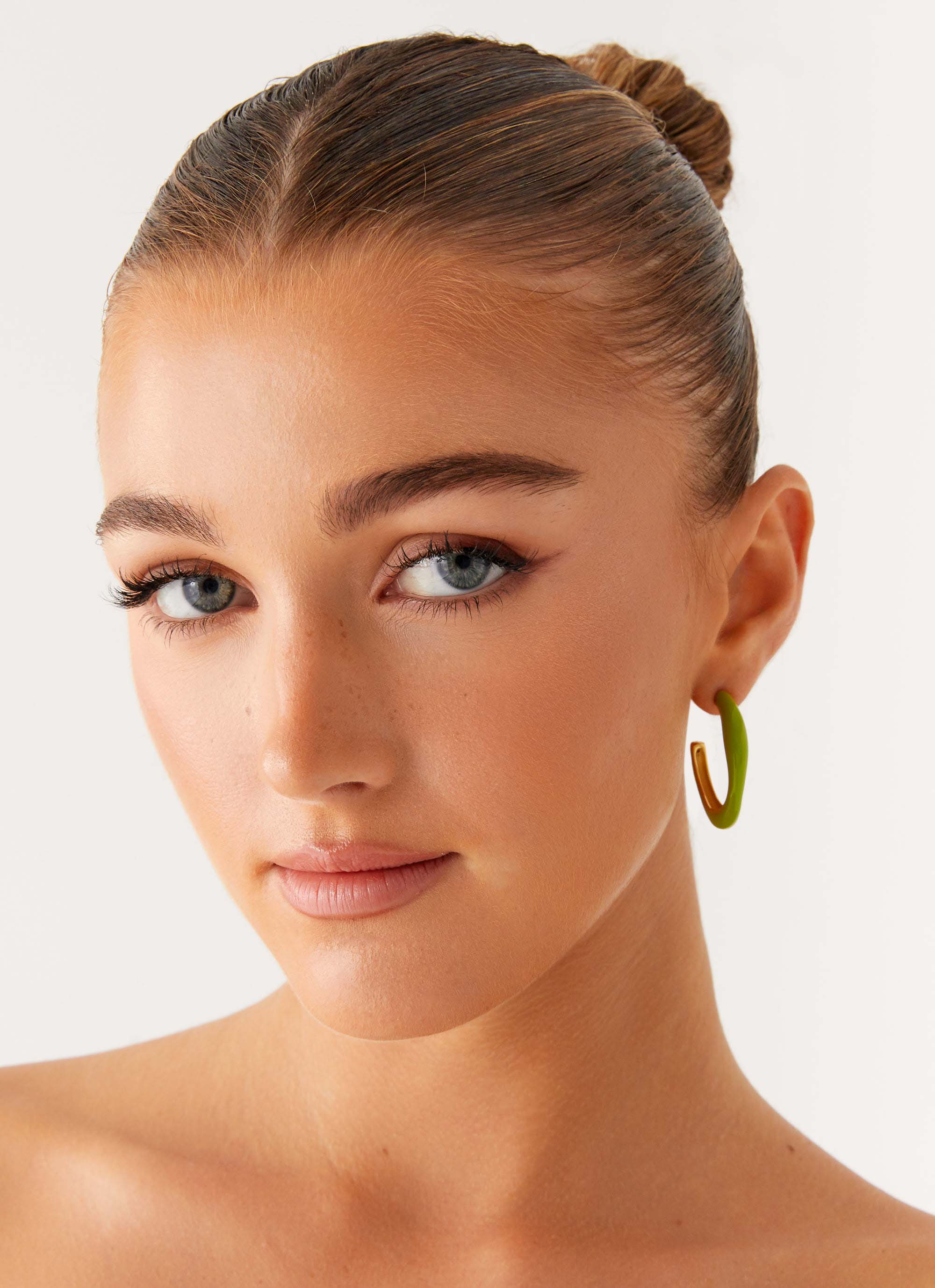 Keyon Earrings - Green - Image 4