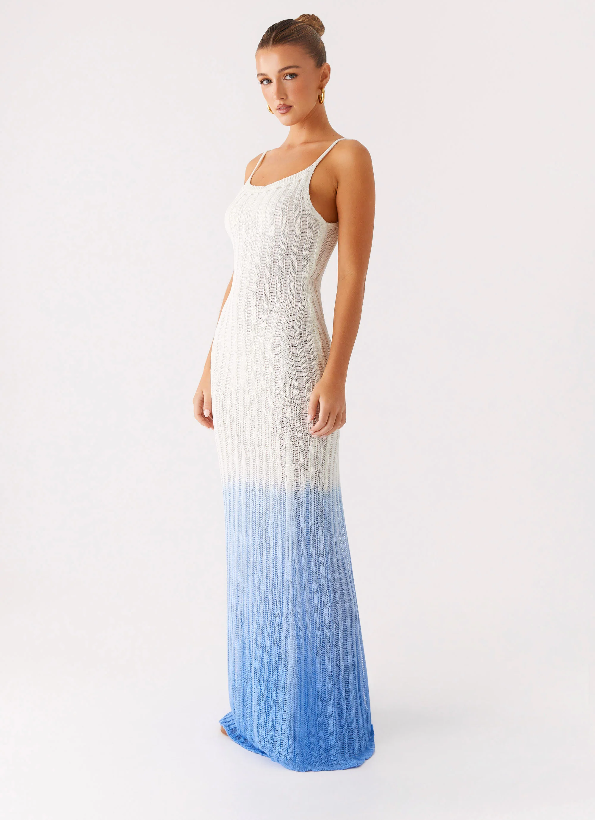 Kiki Maxi Dress - Ombre Blue - Image 6