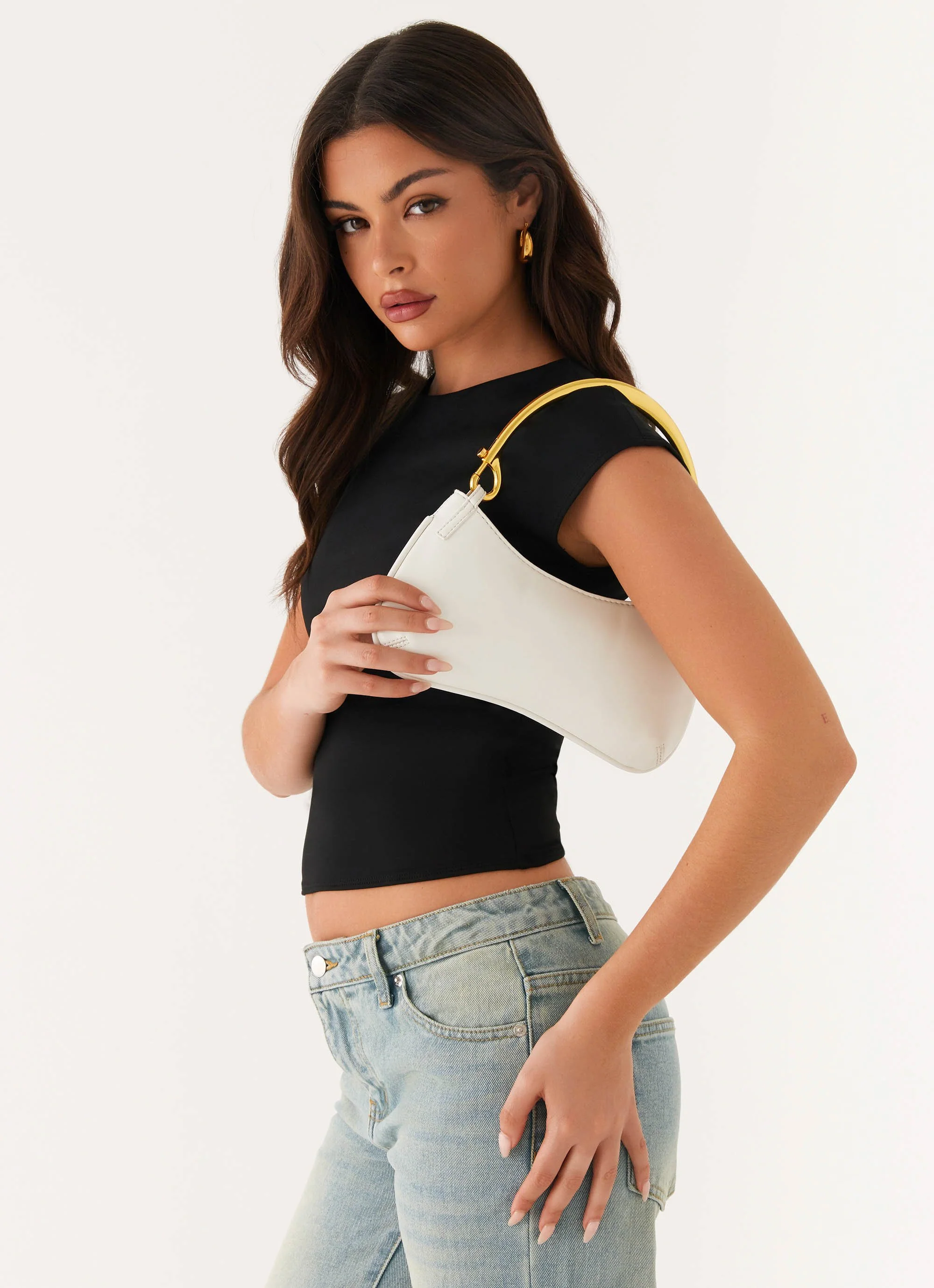 Kirsty Shoulder Bag - White - Image 2
