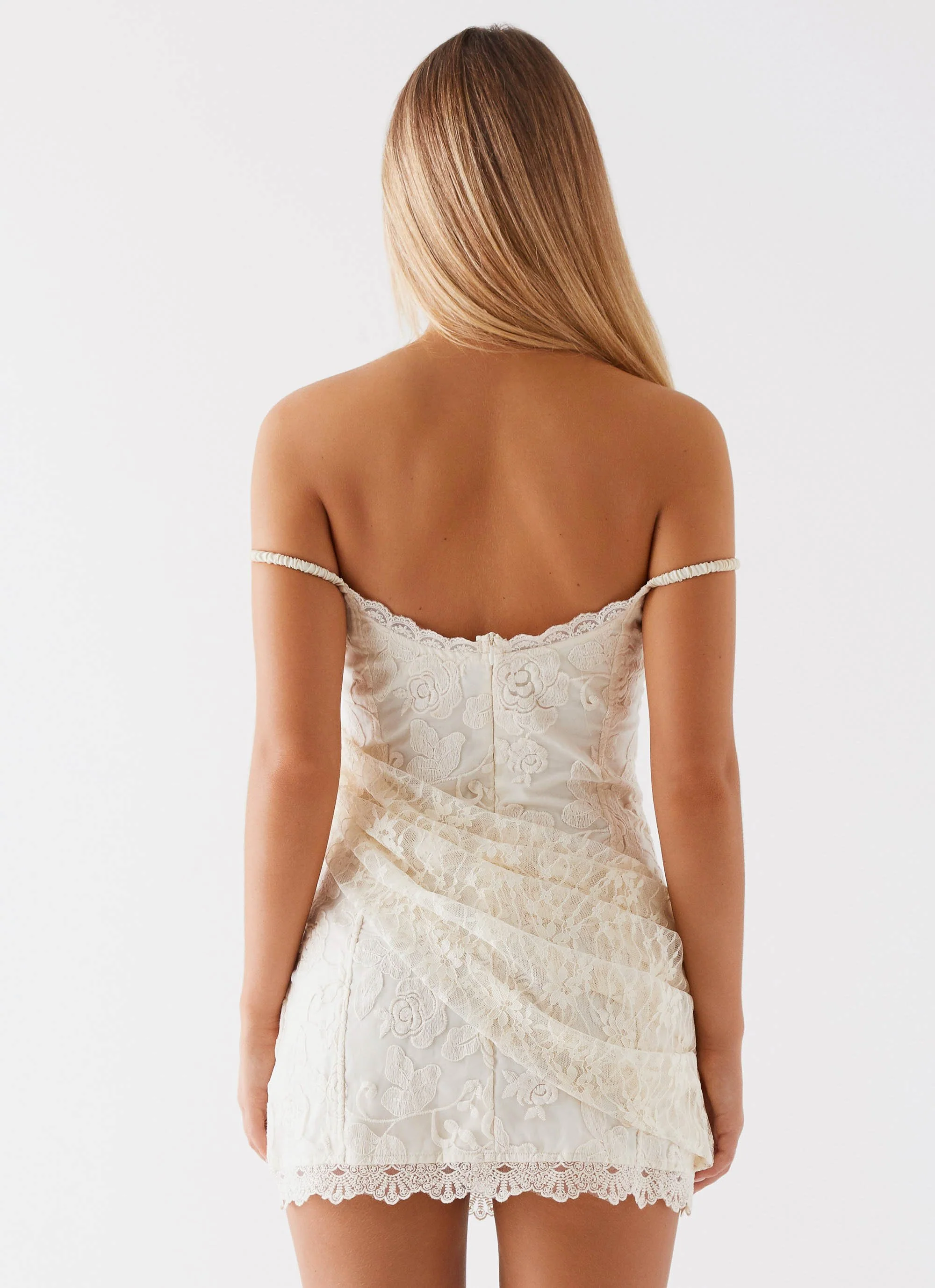 Knockout Mini Dress - White - Image 4