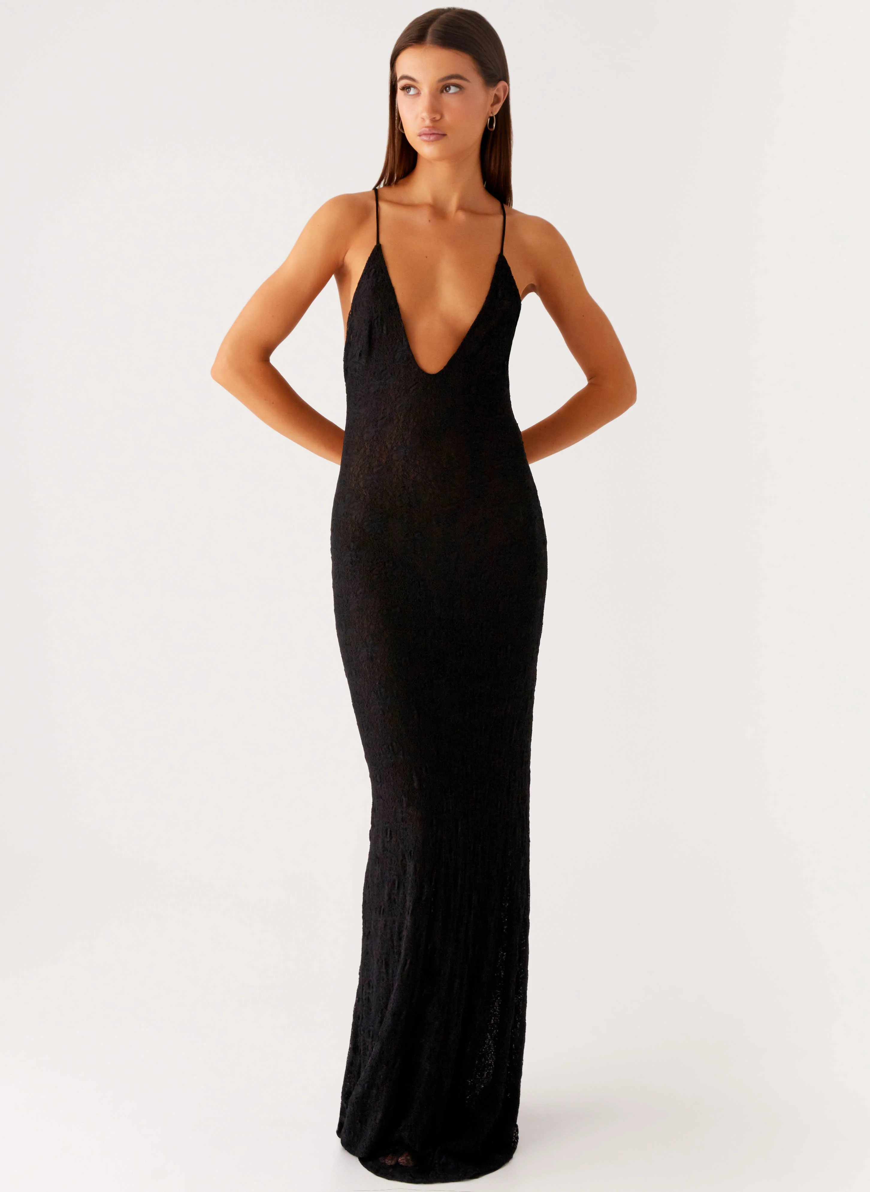 Kylia Maxi Dress - Black - Image 5