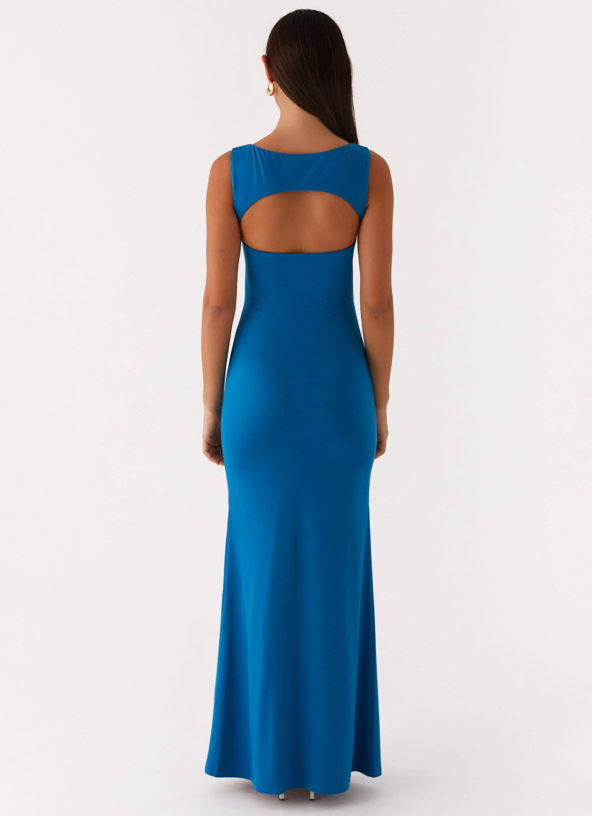 Lagoon Cut Out Maxi Dress - Royal Blue - Image 2