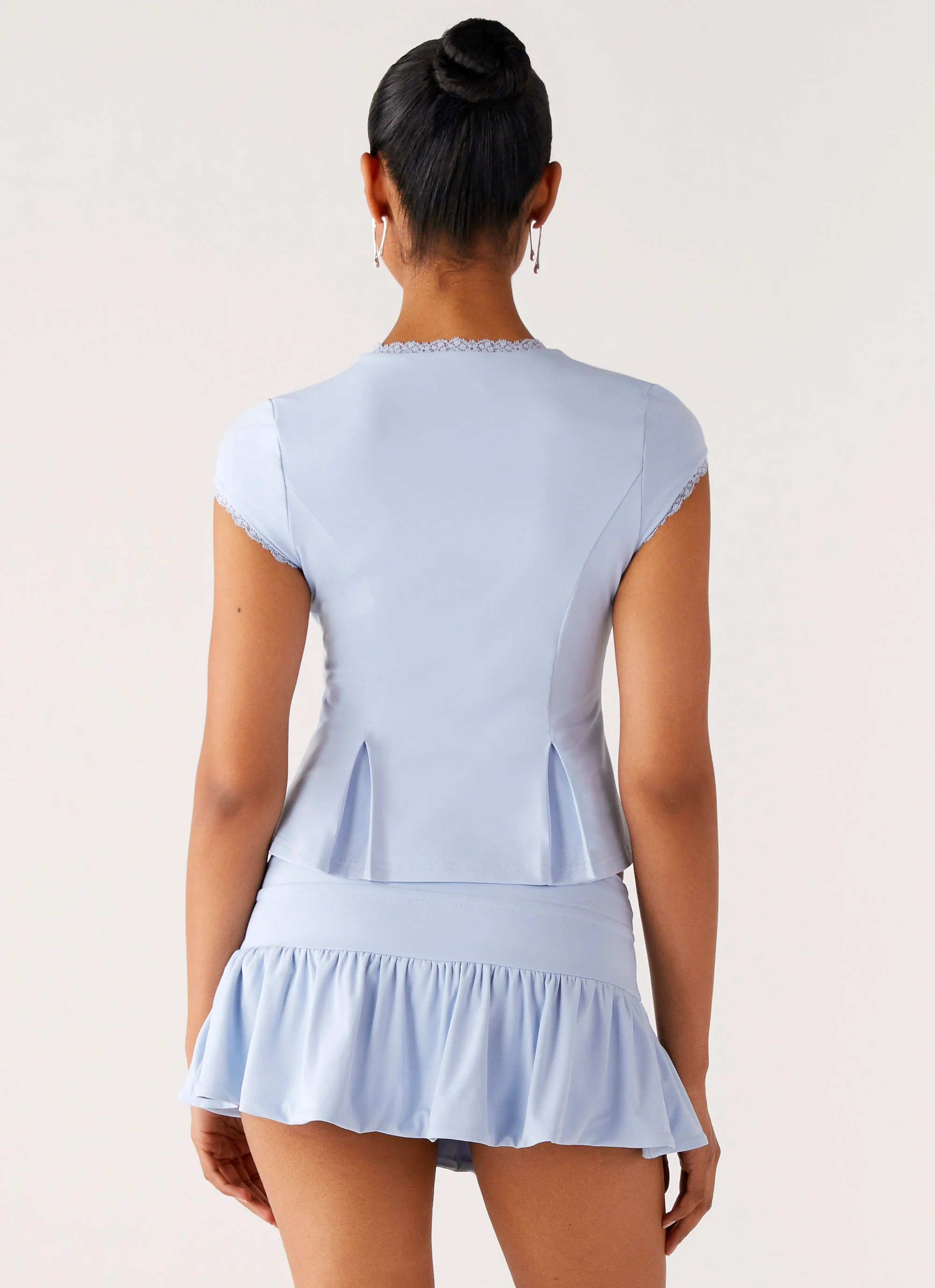 Landon Mini Skort - Blue - Image 3