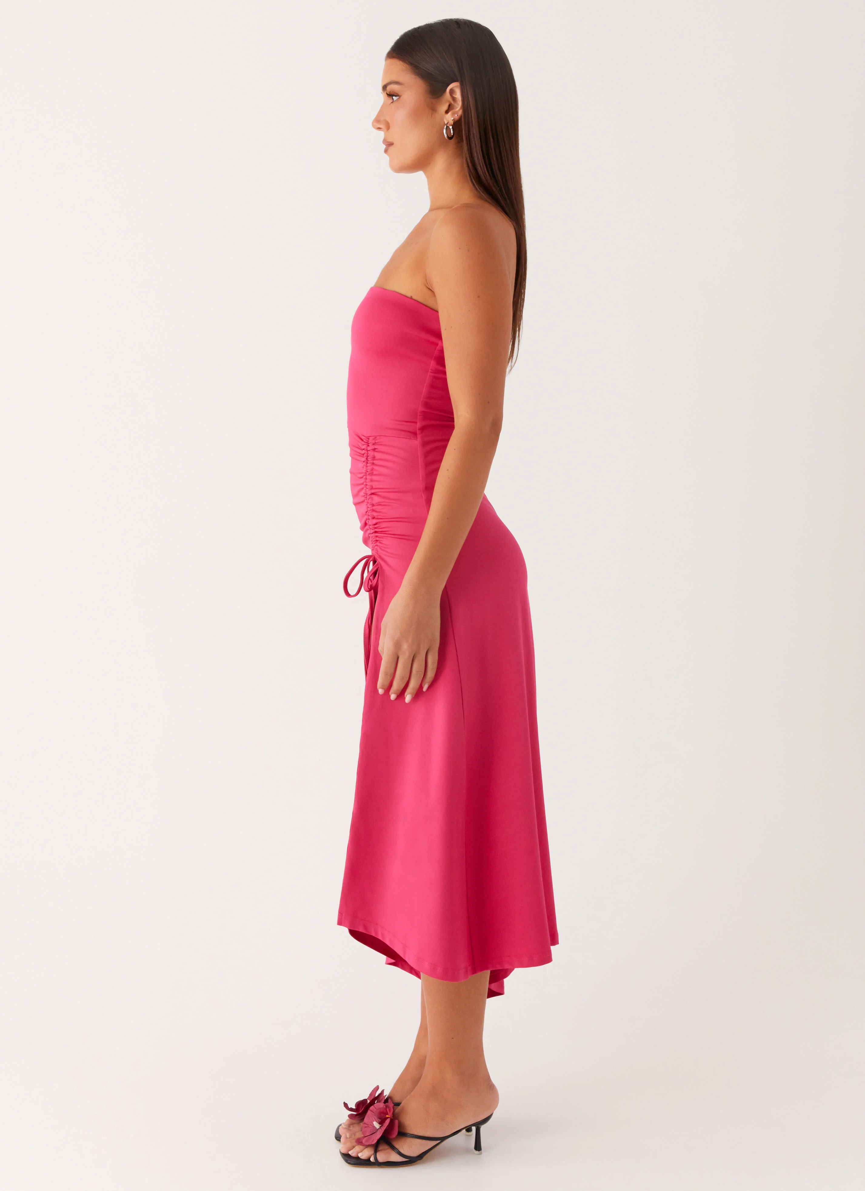 Laoise Midi Dress - Hot Pink - Image 2