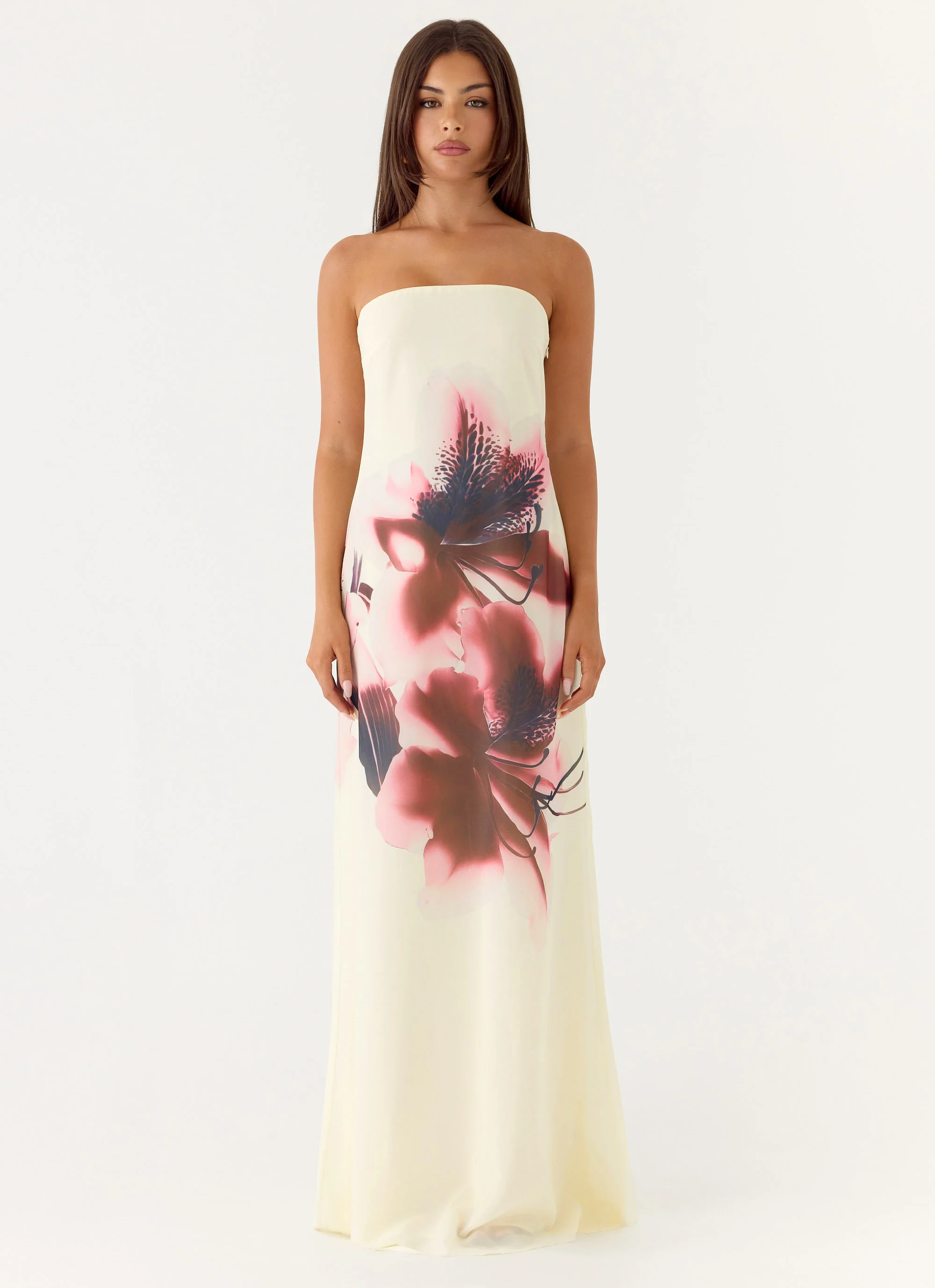 Lariettea Strapless Maxi Dress - Velvet Bloom - Image 4