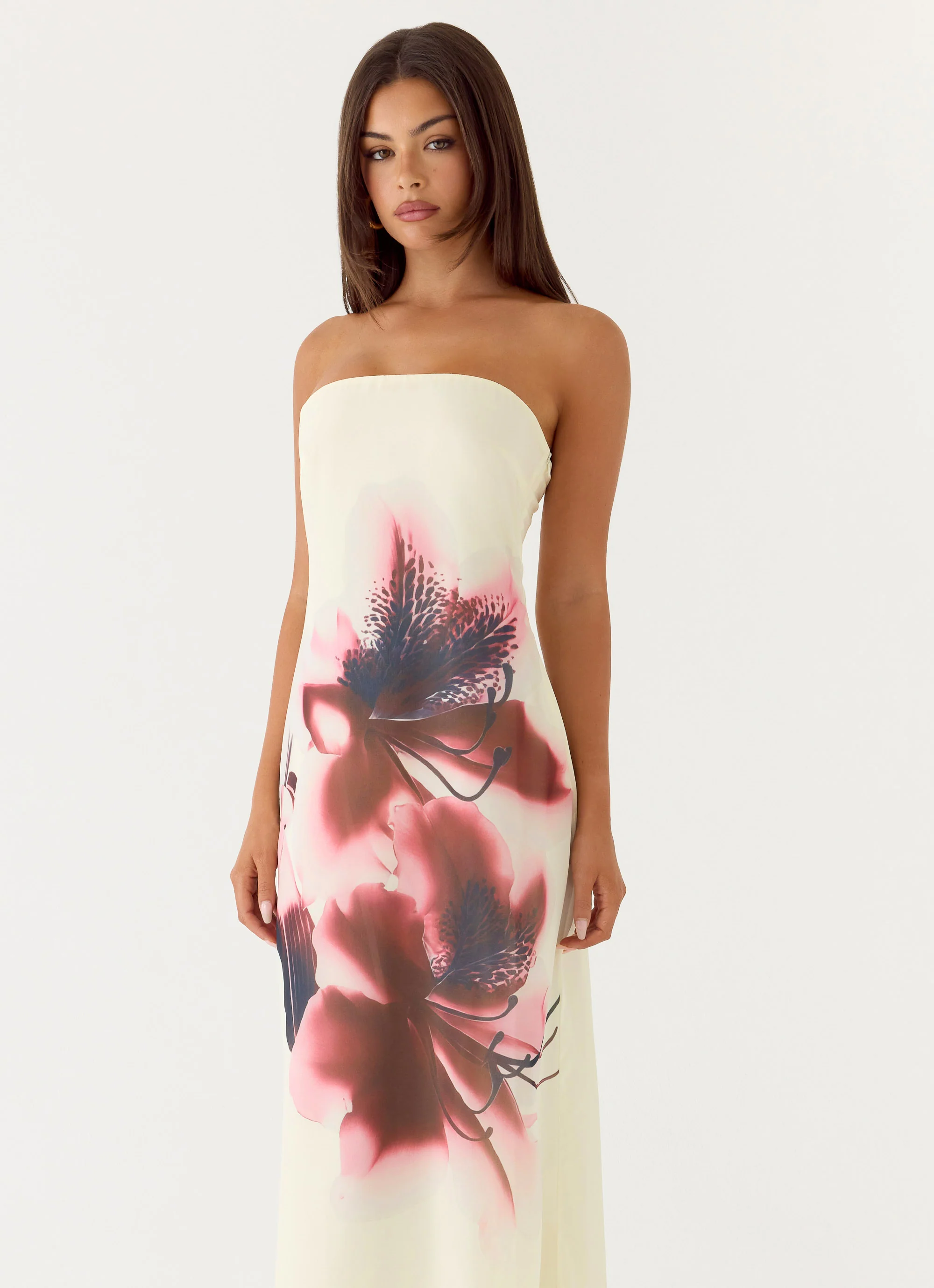 Lariettea Strapless Maxi Dress - Velvet Bloom - Image 6