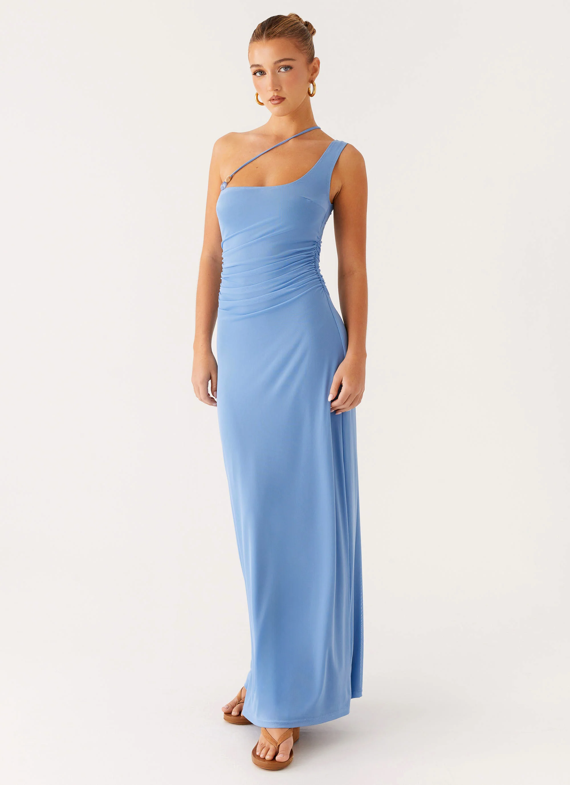 Larisa Maxi Dress - Cornflower Blue - Image 2