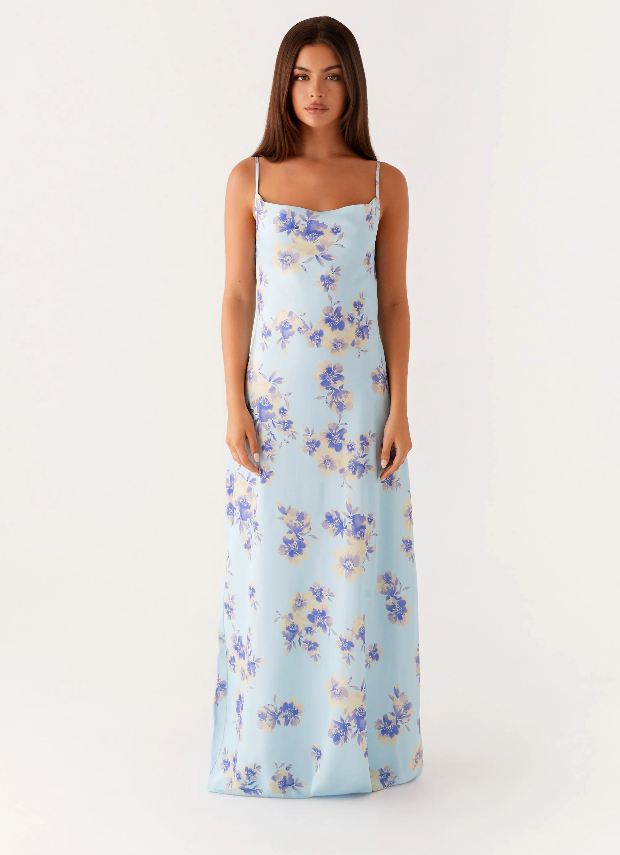 Liana Cowl Maxi Dress - Print - Image 2