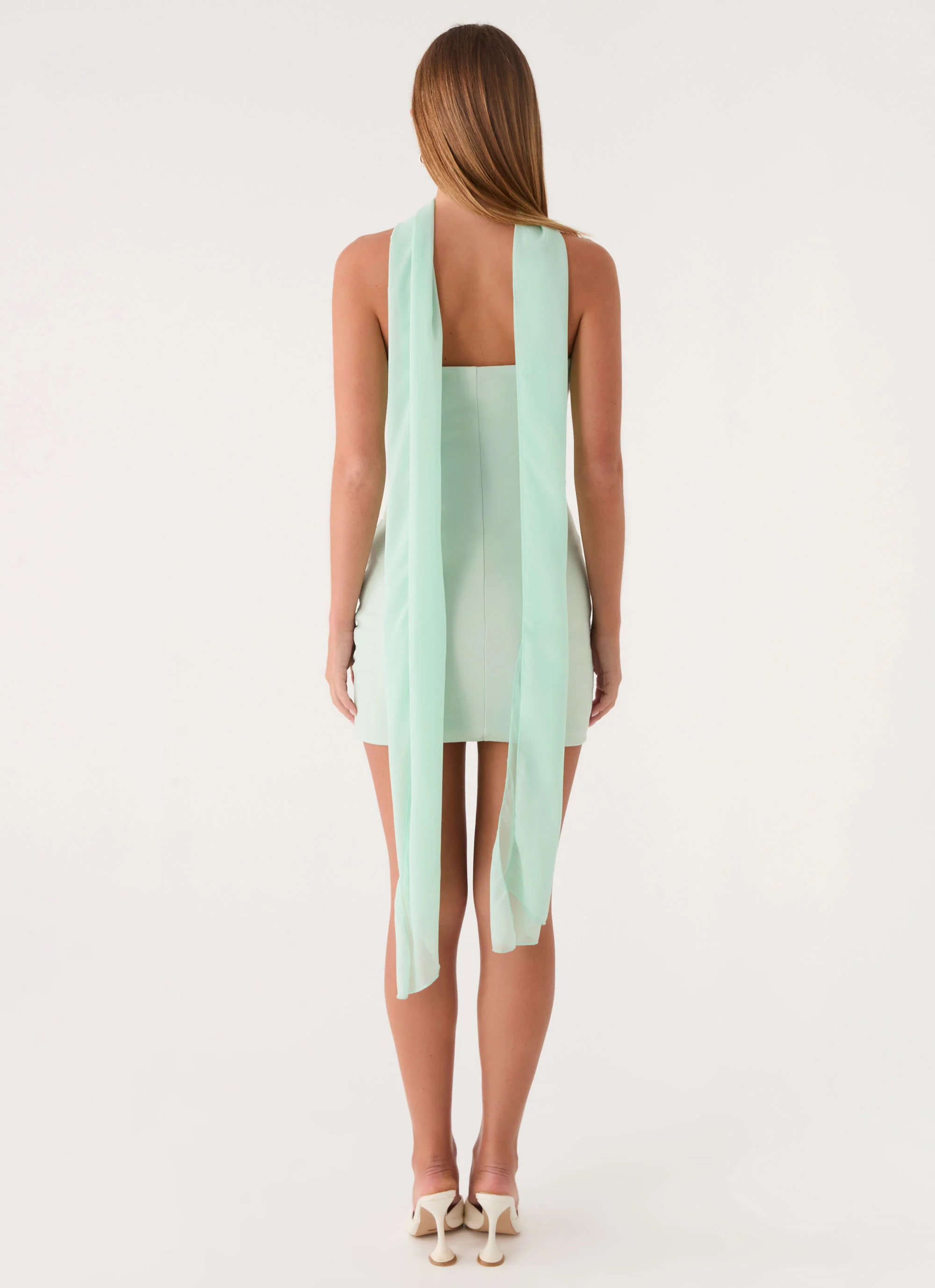 Libra Mini Dress - Sage - Image 3