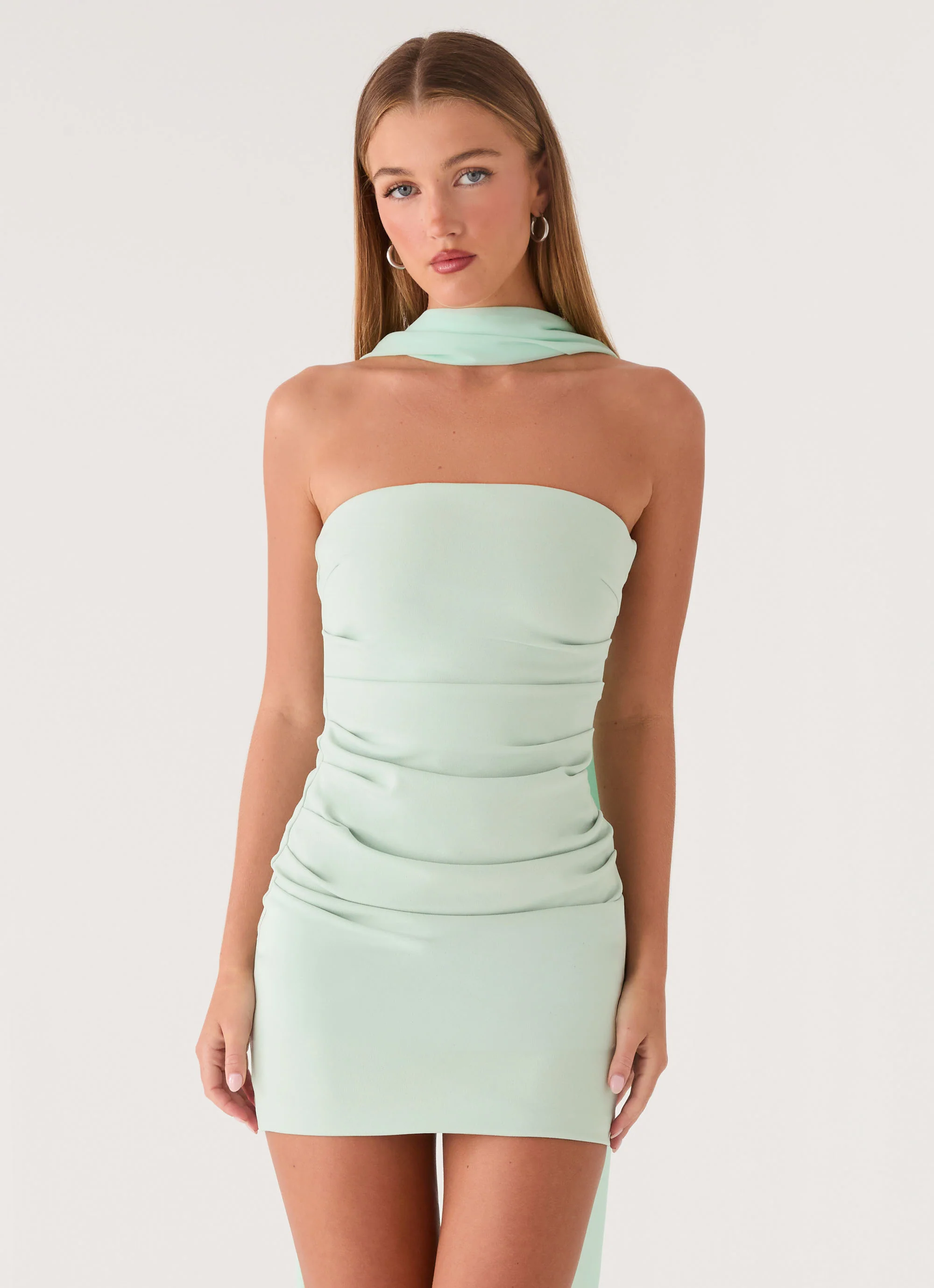 Libra Mini Dress - Sage - Image 5