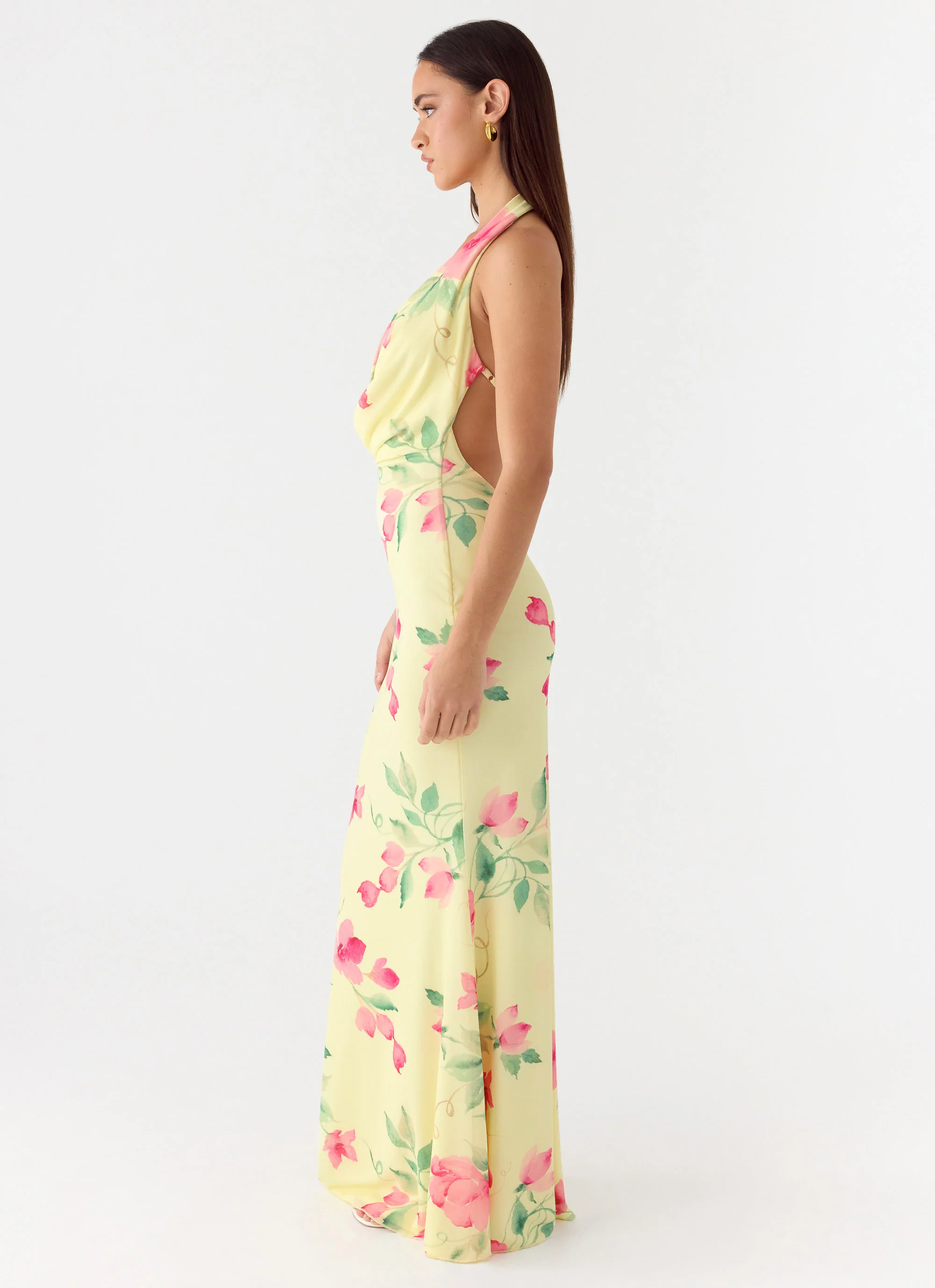 Like You Better Maxi Dress - Lemon Soleil - Image 2