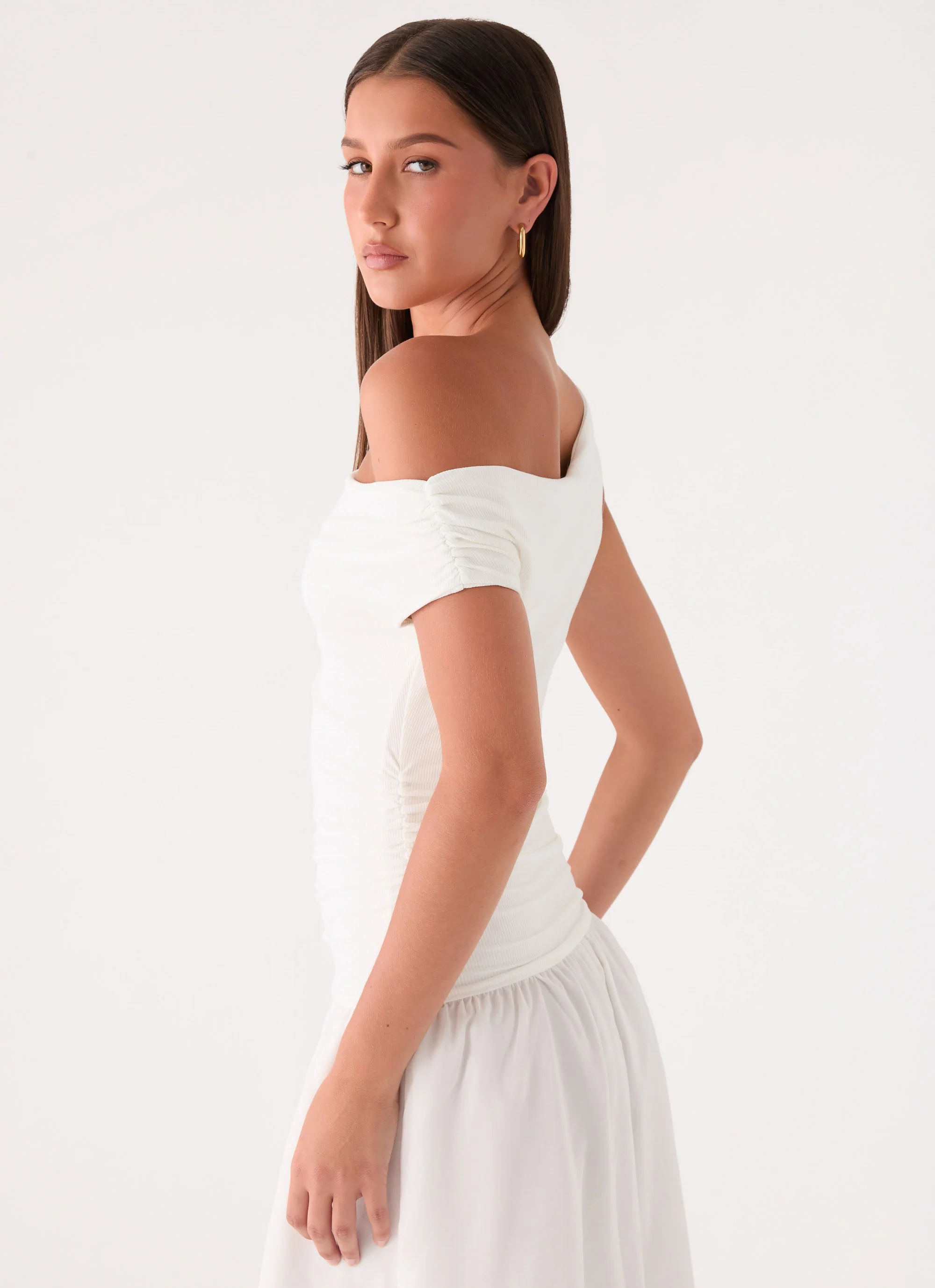 Liorae Maxi Dress - White - Image 7