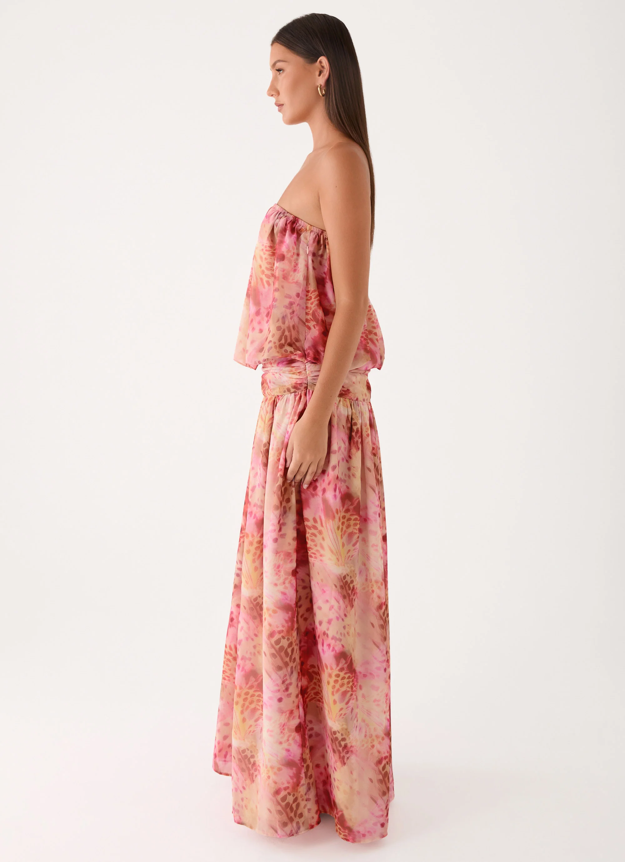 Lioras Strapless Maxi Dress - Botanic Cheetah - Image 2