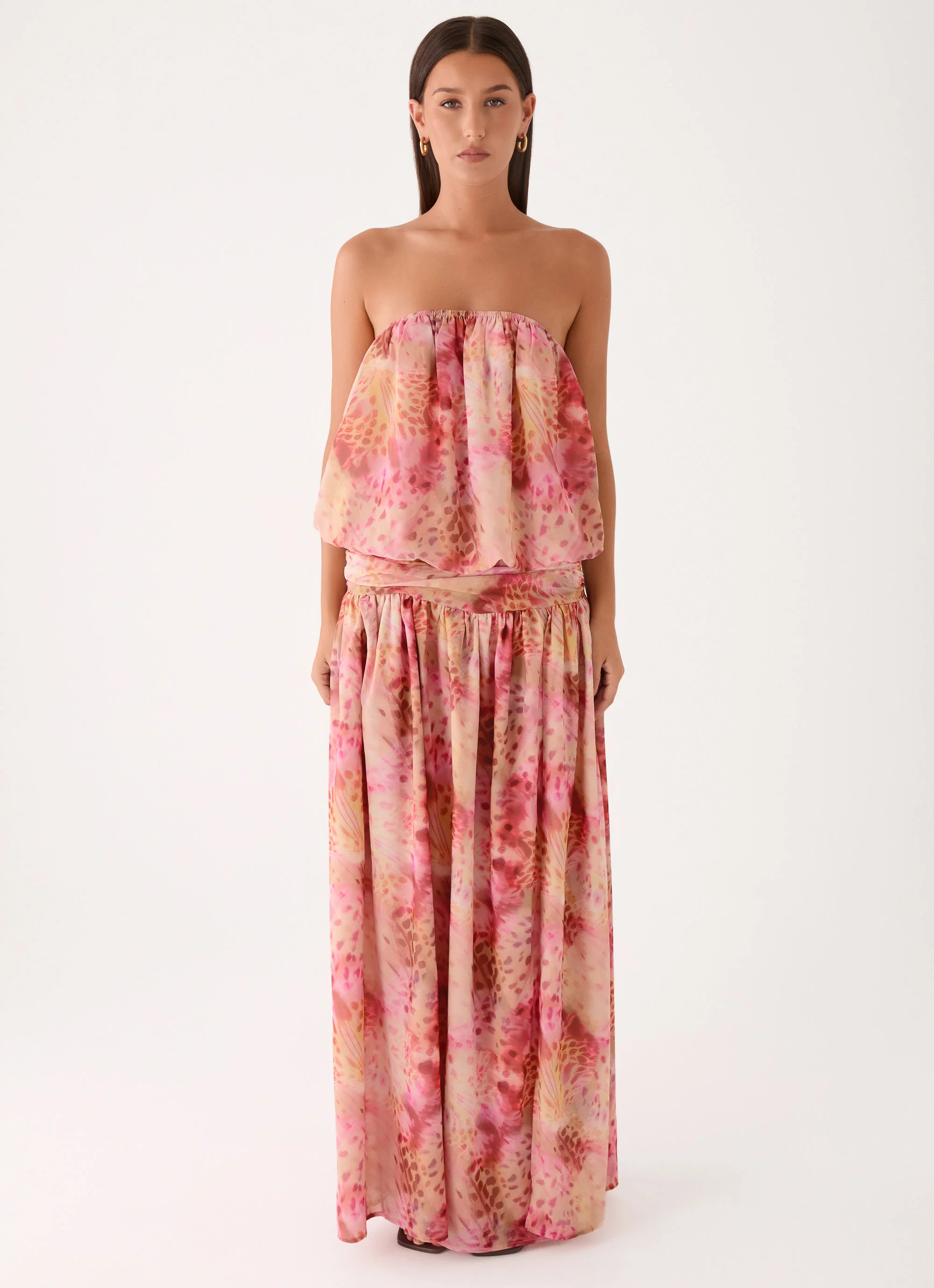 Lioras Strapless Maxi Dress - Botanic Cheetah - Image 4