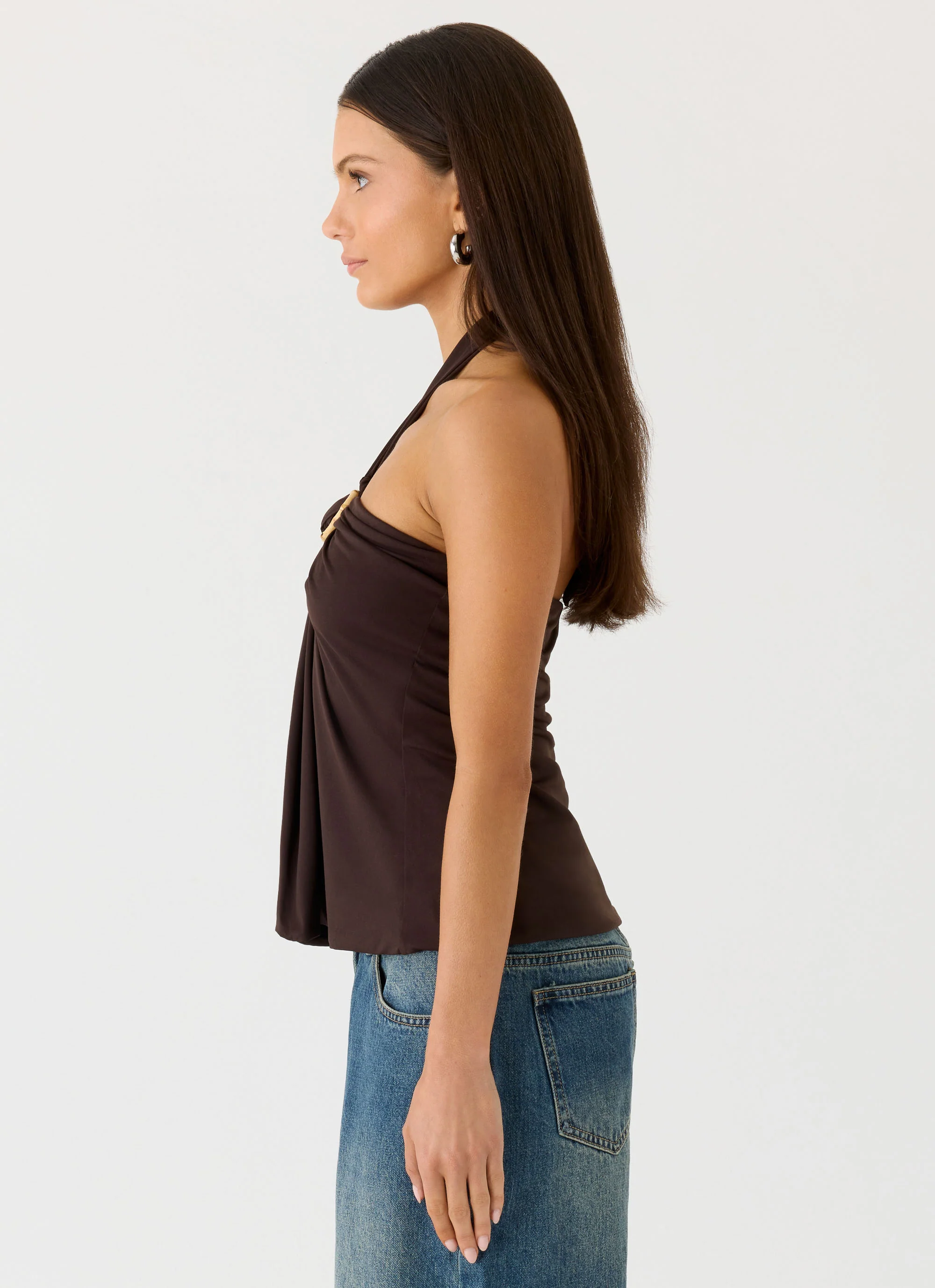 Lorenza Halter Top - Chocolate Torte - Image 3