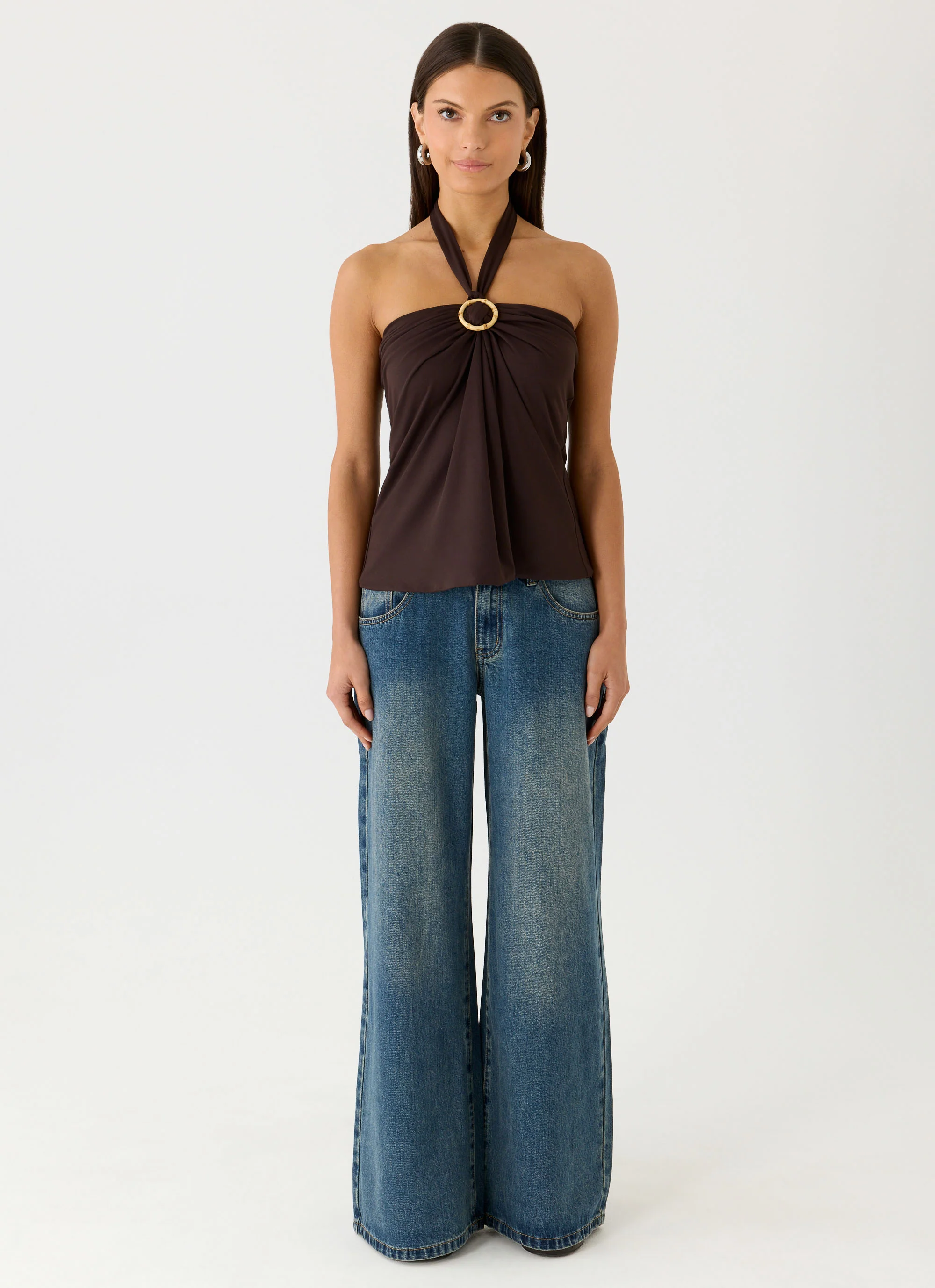 Lorenza Halter Top - Chocolate Torte - Image 4