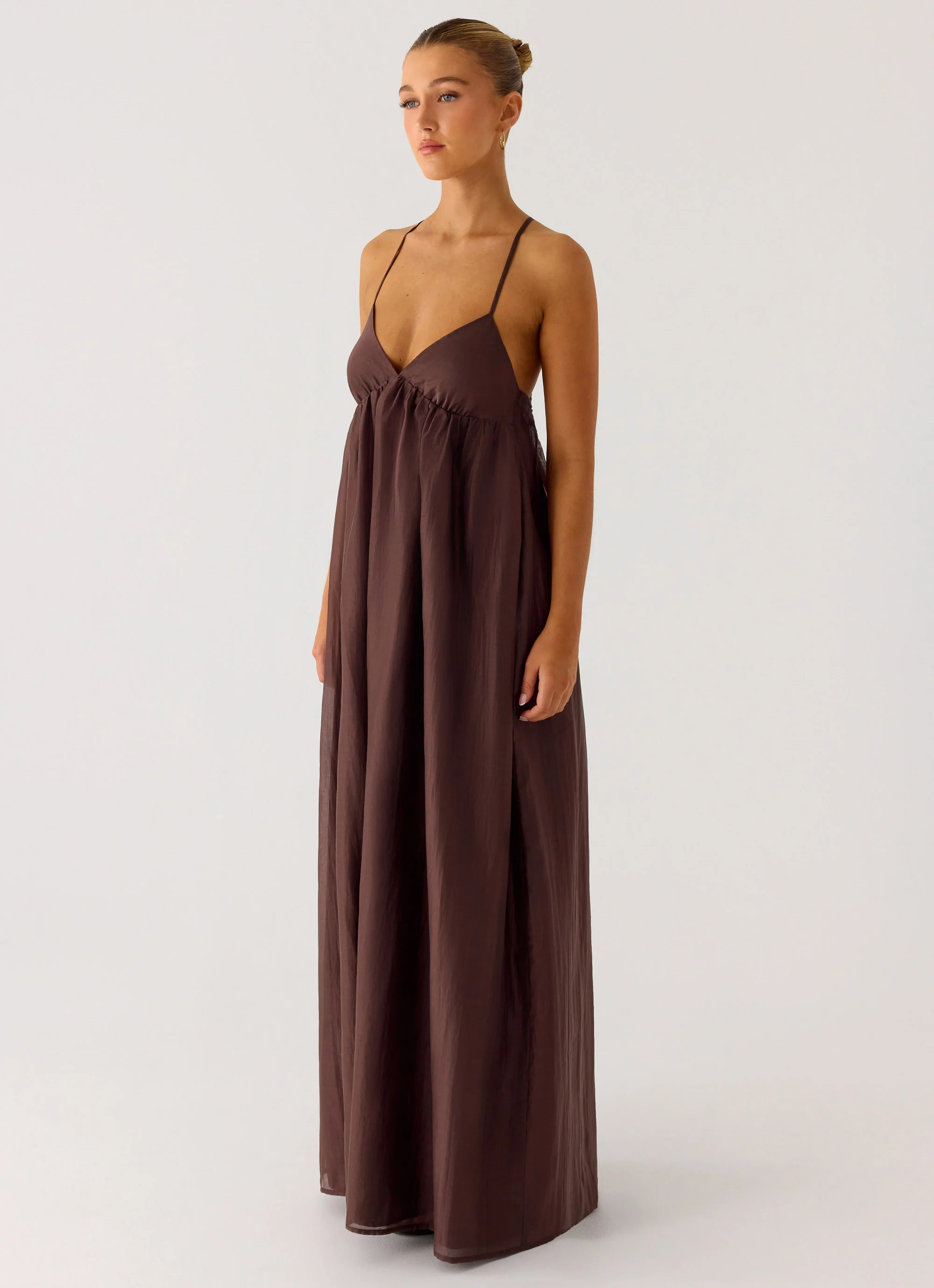 Losario Maxi Dress - Cool Chocolate - Image 6