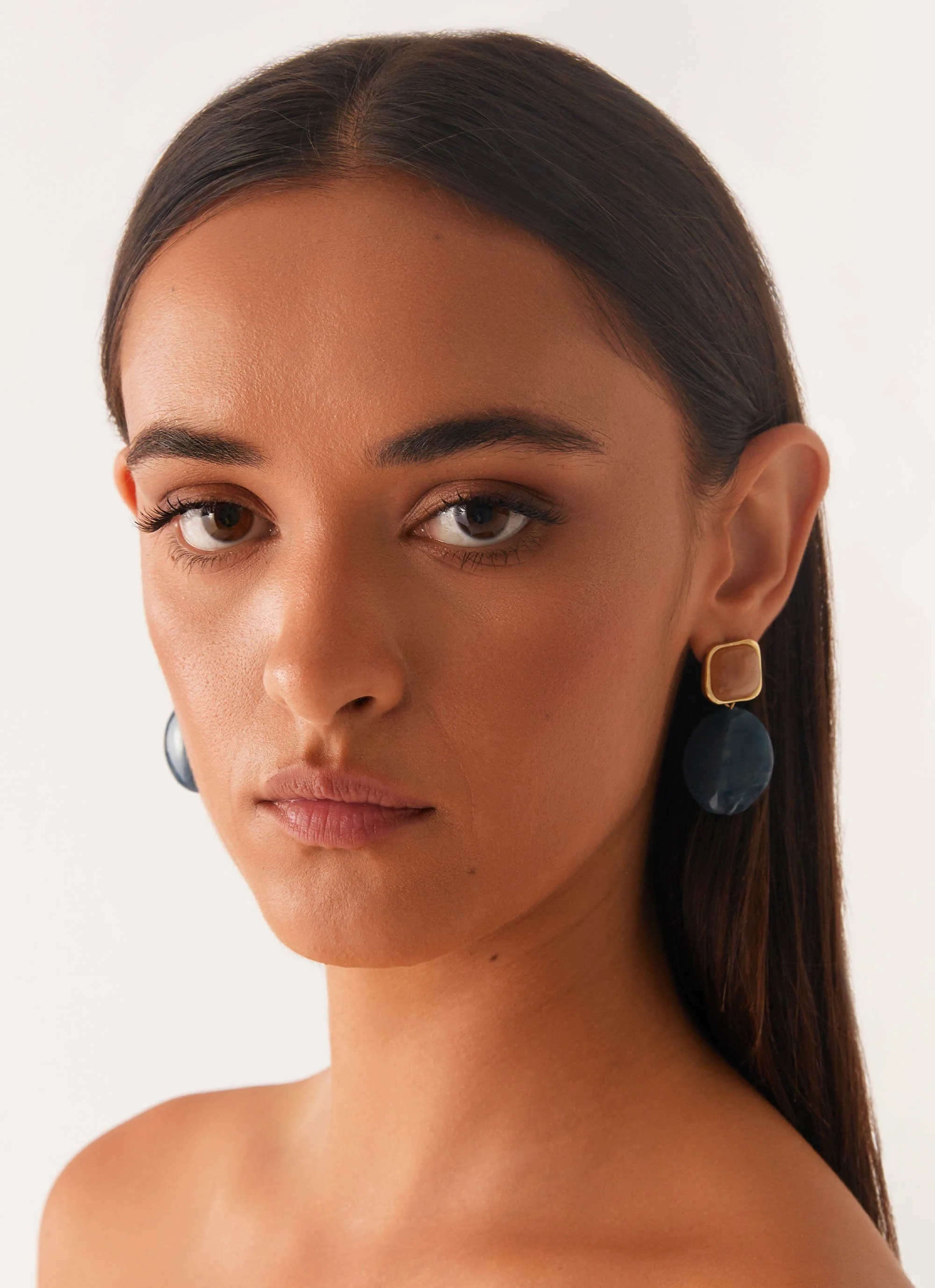 Louie Earrings - Blue - Image 2