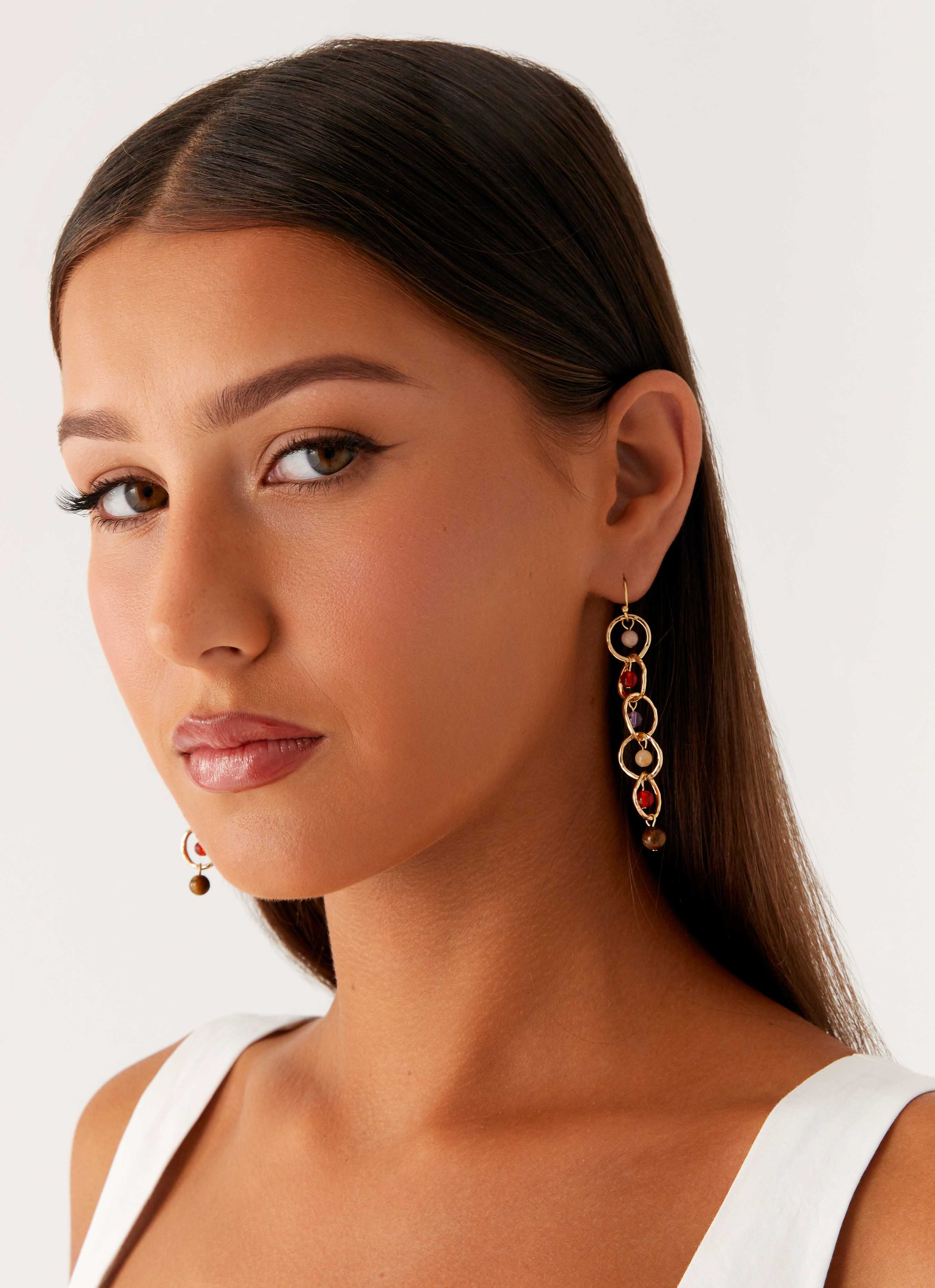 Love Language Earrings - Gold - Image 3