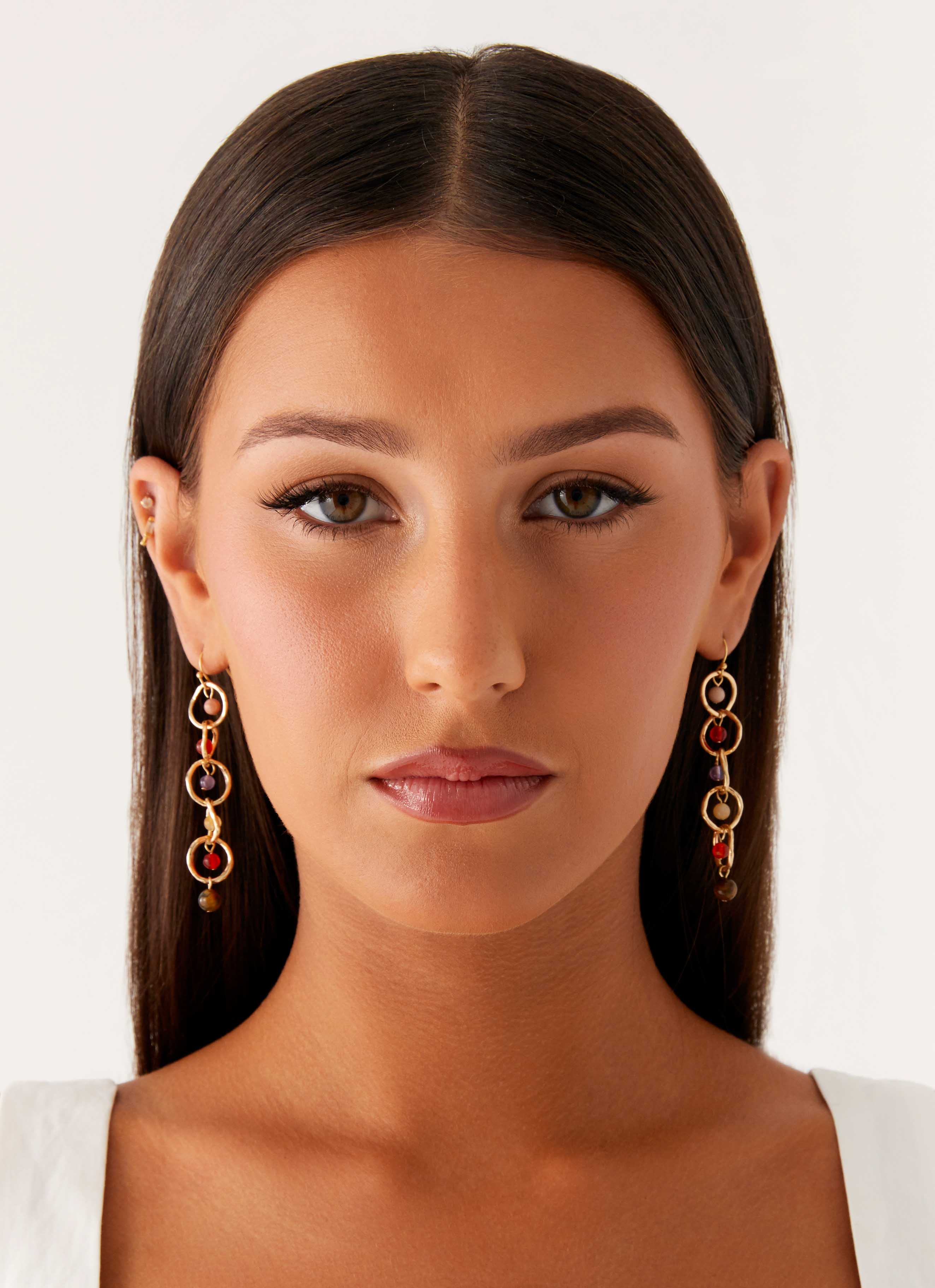 Love Language Earrings - Gold - Image 4