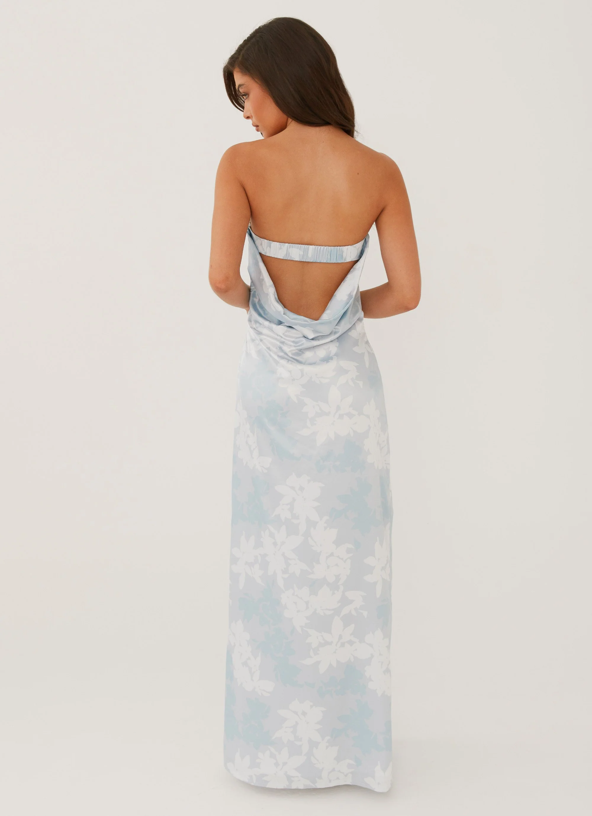 Love Me More Maxi Dress - Blue Blossom - Image 5