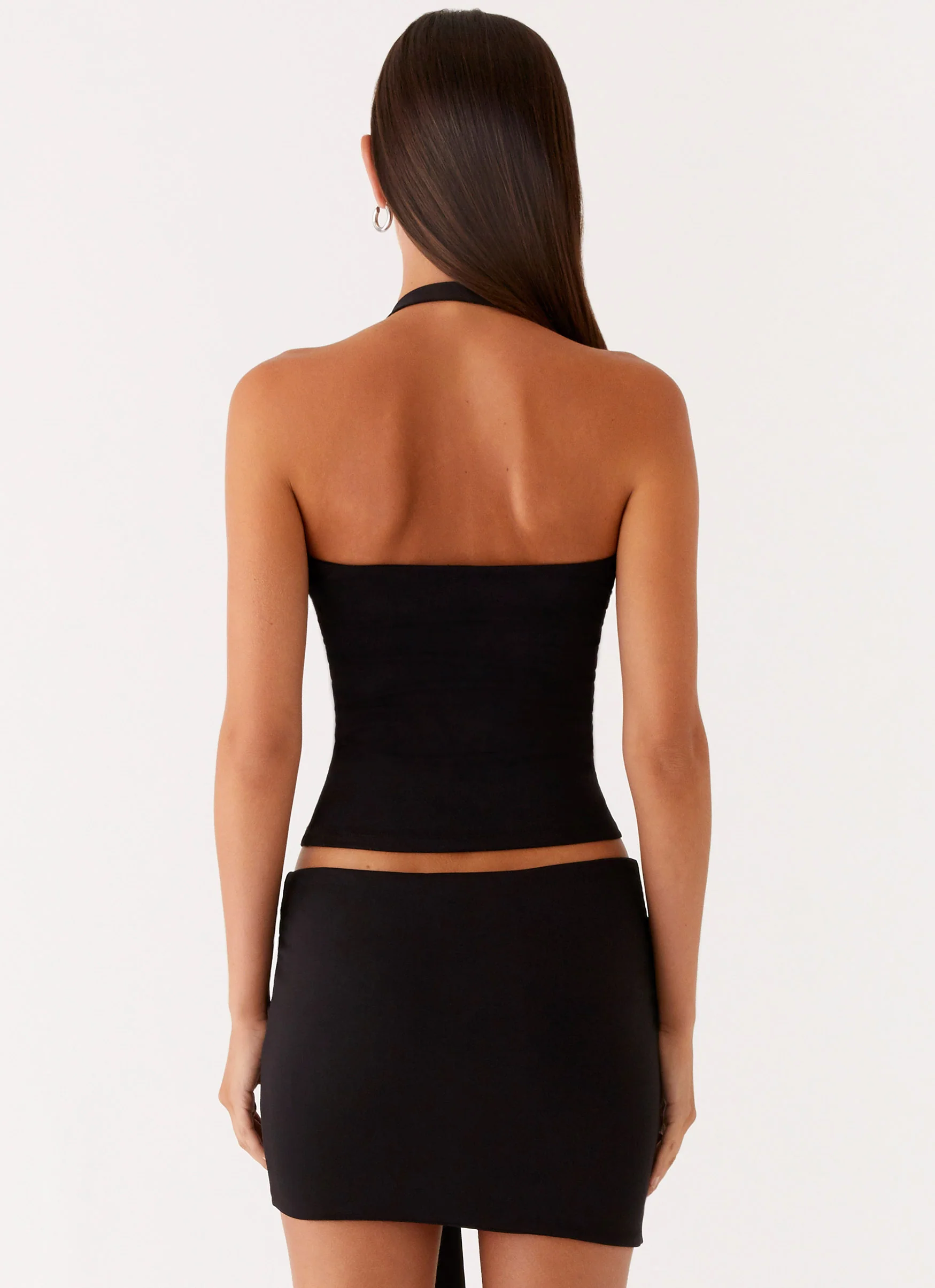 Lucent Mini Skirt - Black - Image 5