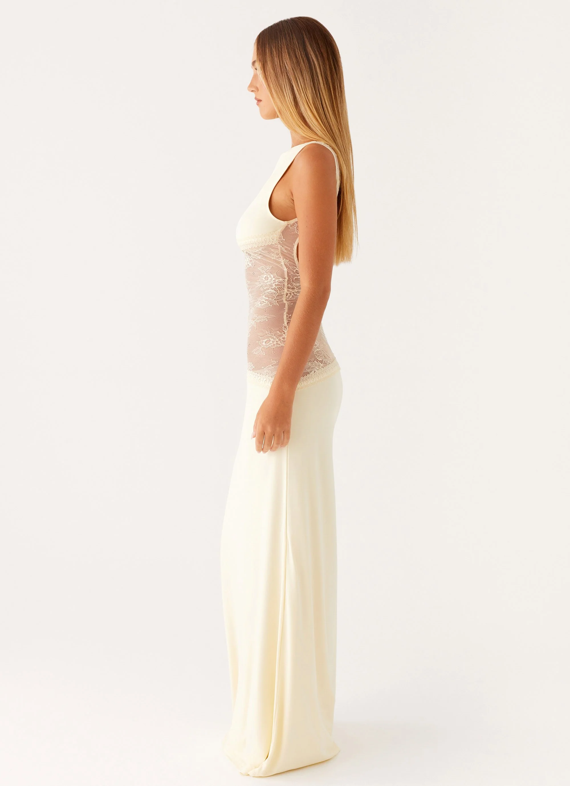 Lucinda Maxi Dress - Yellow - Image 3