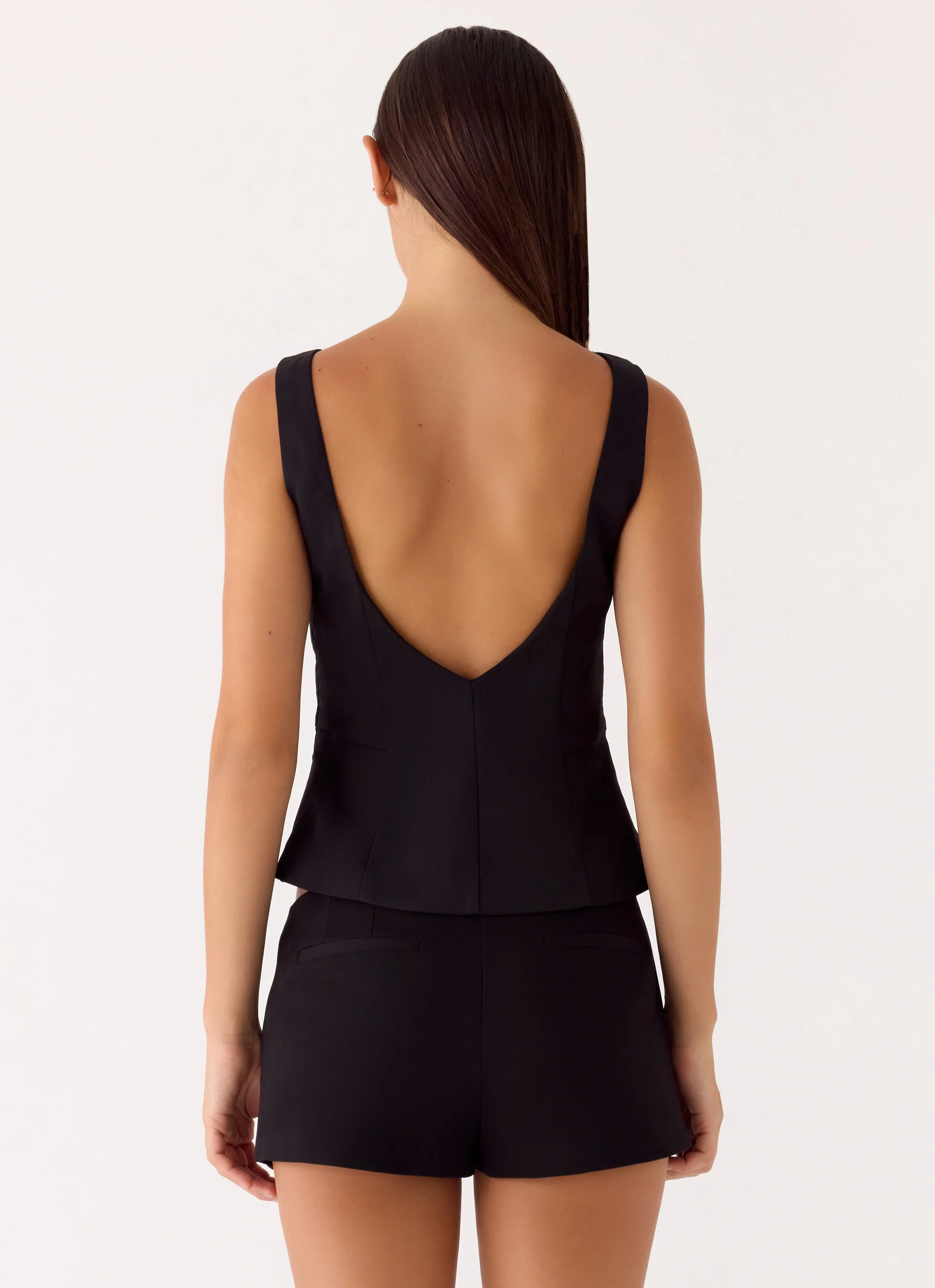 Lulita Belted Shorts - Black - Image 3