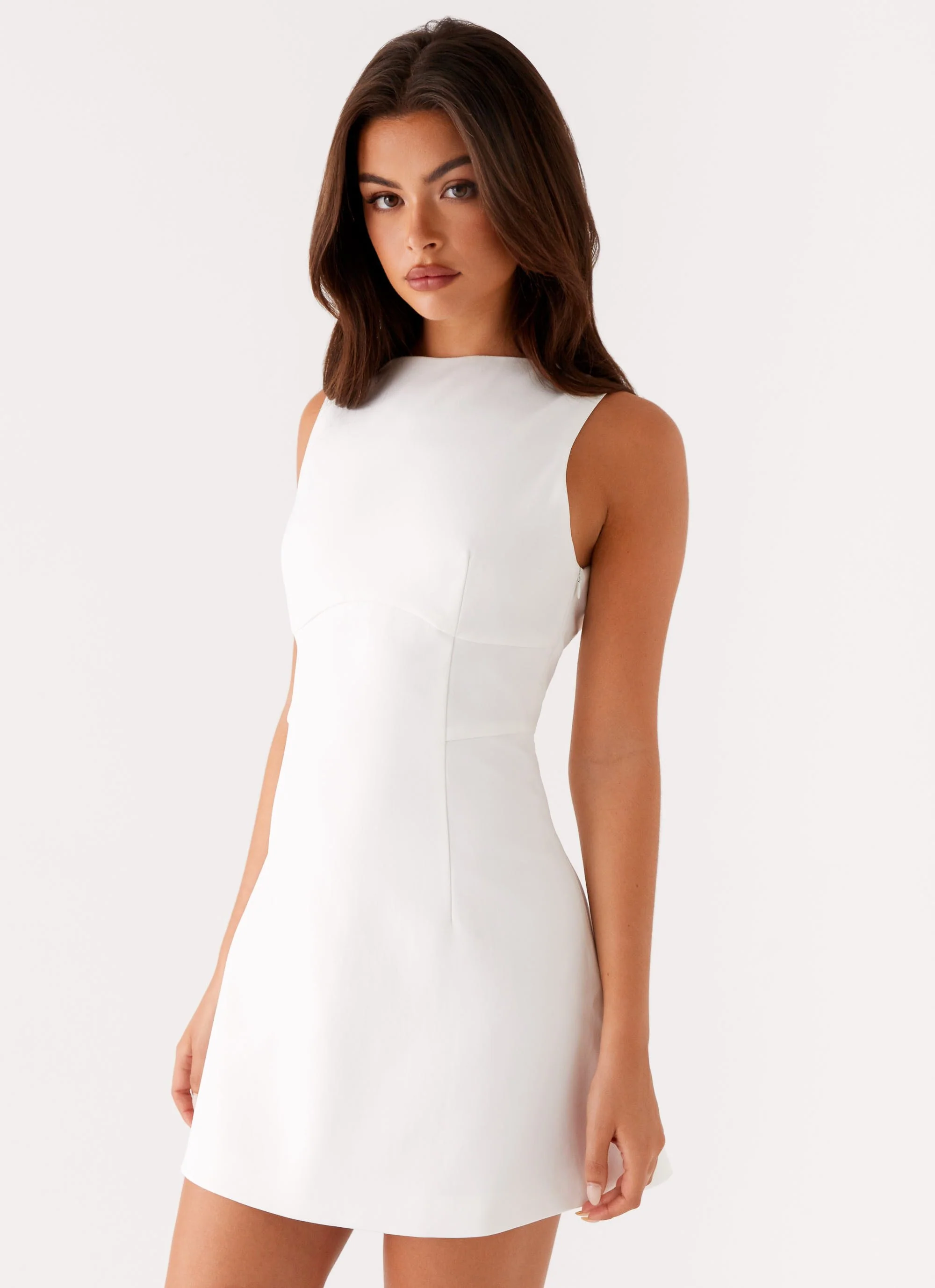 Lulita Mini Dress - White - Image 4