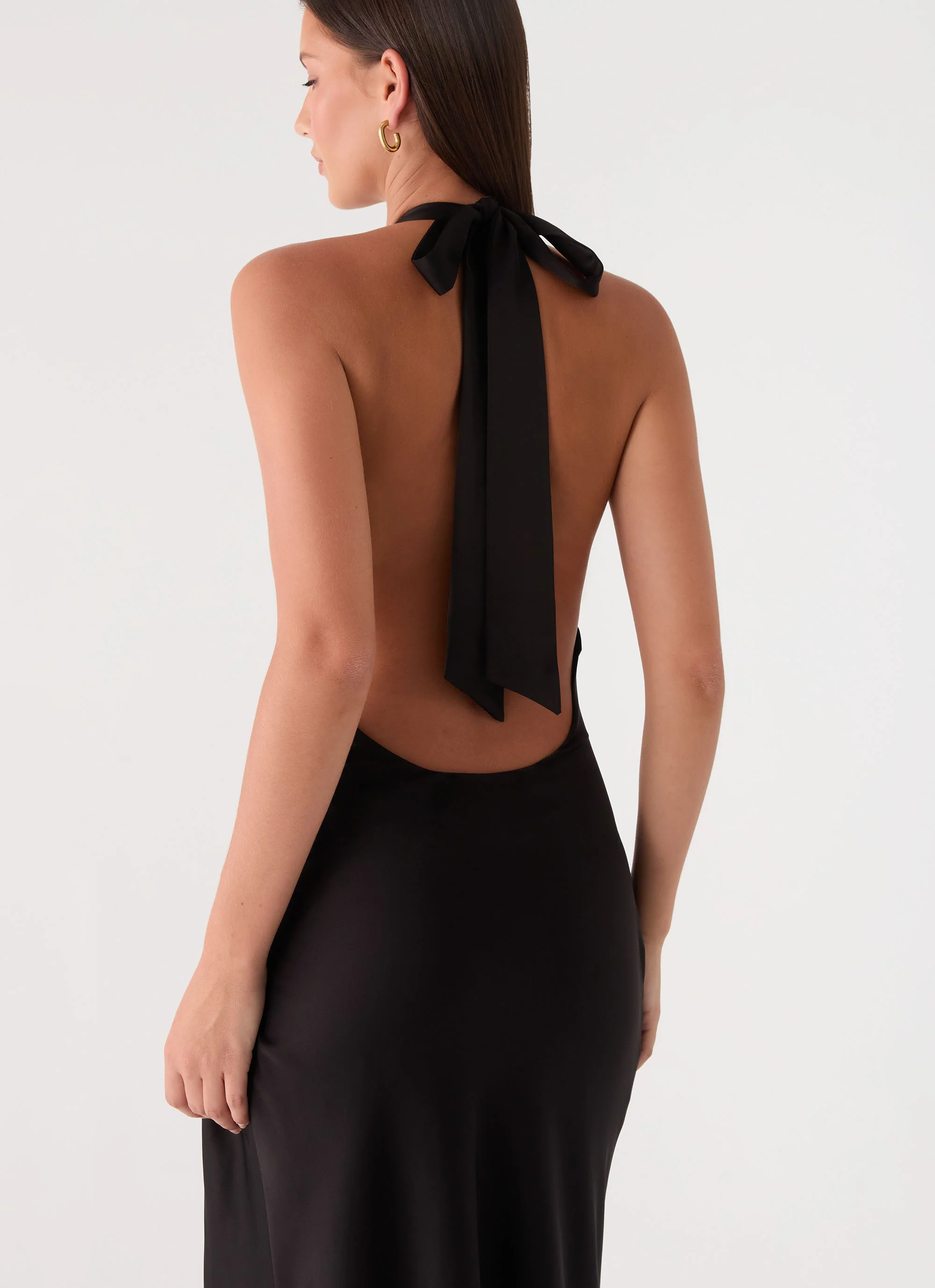 Lumae Halter Maxi Dress - Black - Image 6