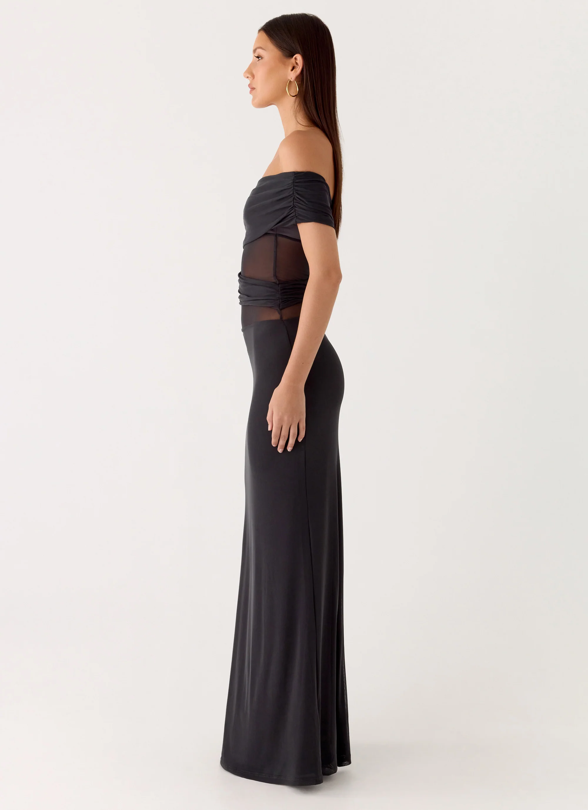 Lumi Maxi Dress - Dark Grey - Image 3