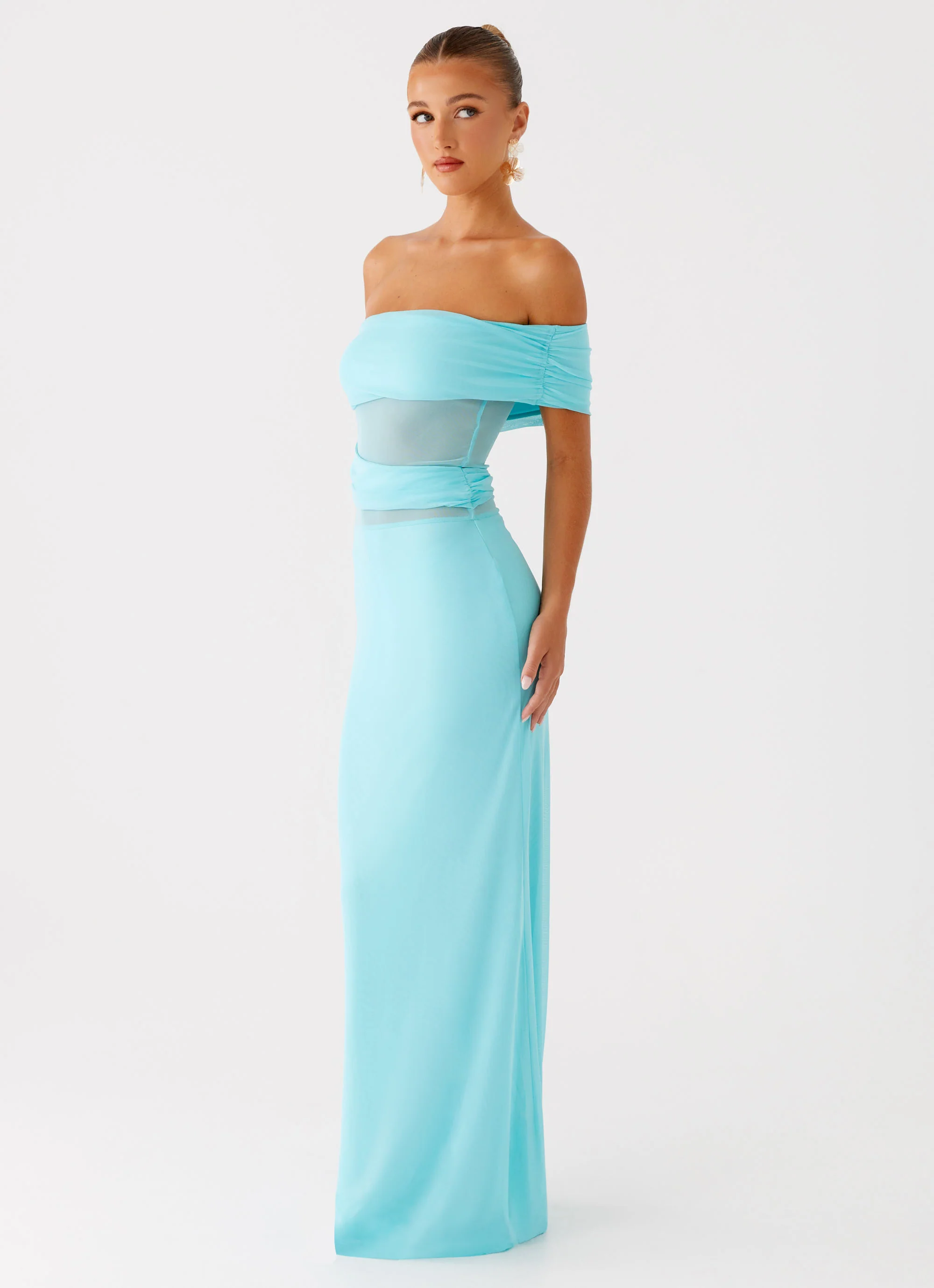 Lumi Maxi Dress - Turquoise - Image 5