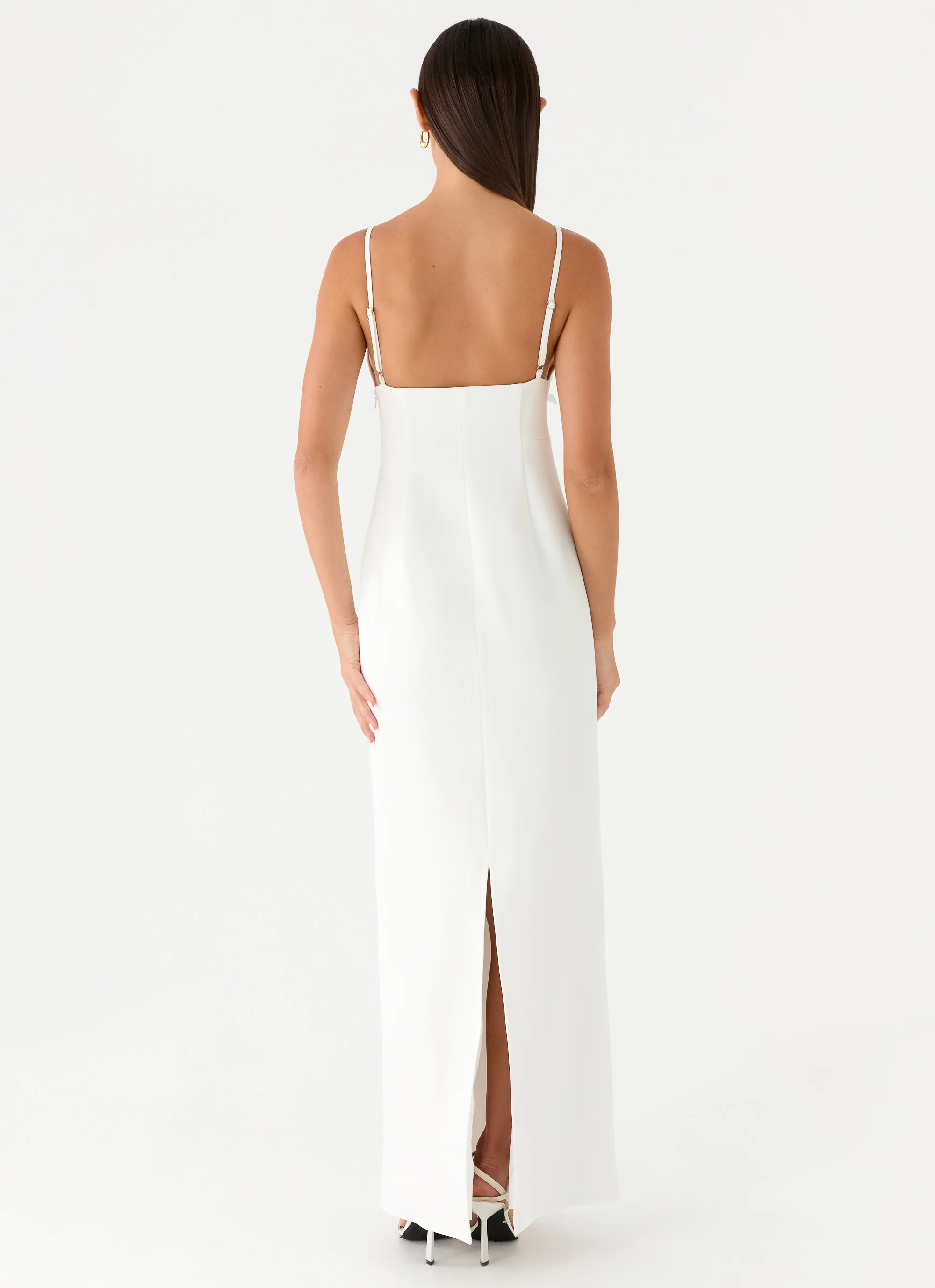 Lyris Maxi Dress - White - Image 3
