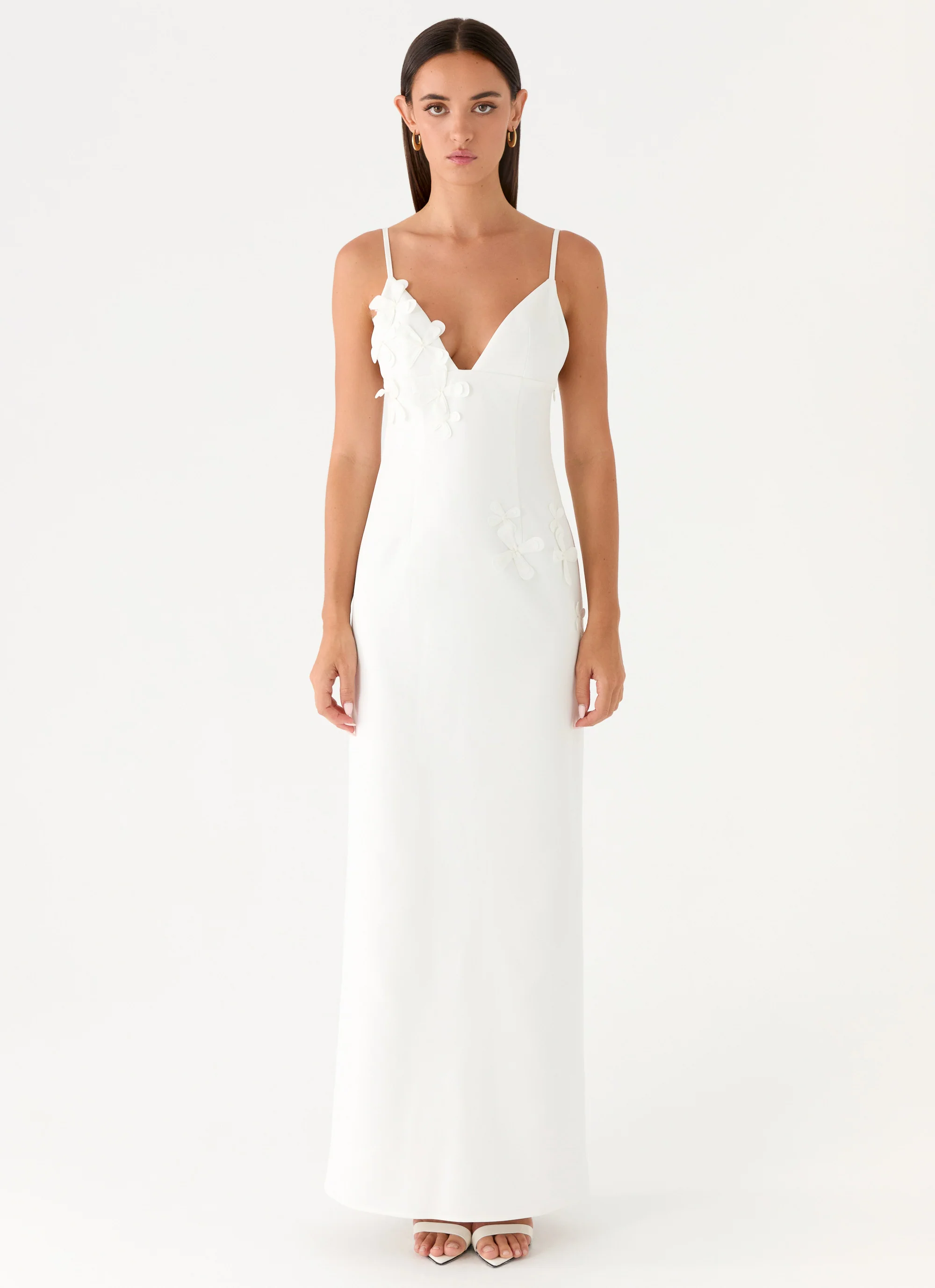 Lyris Maxi Dress - White - Image 5