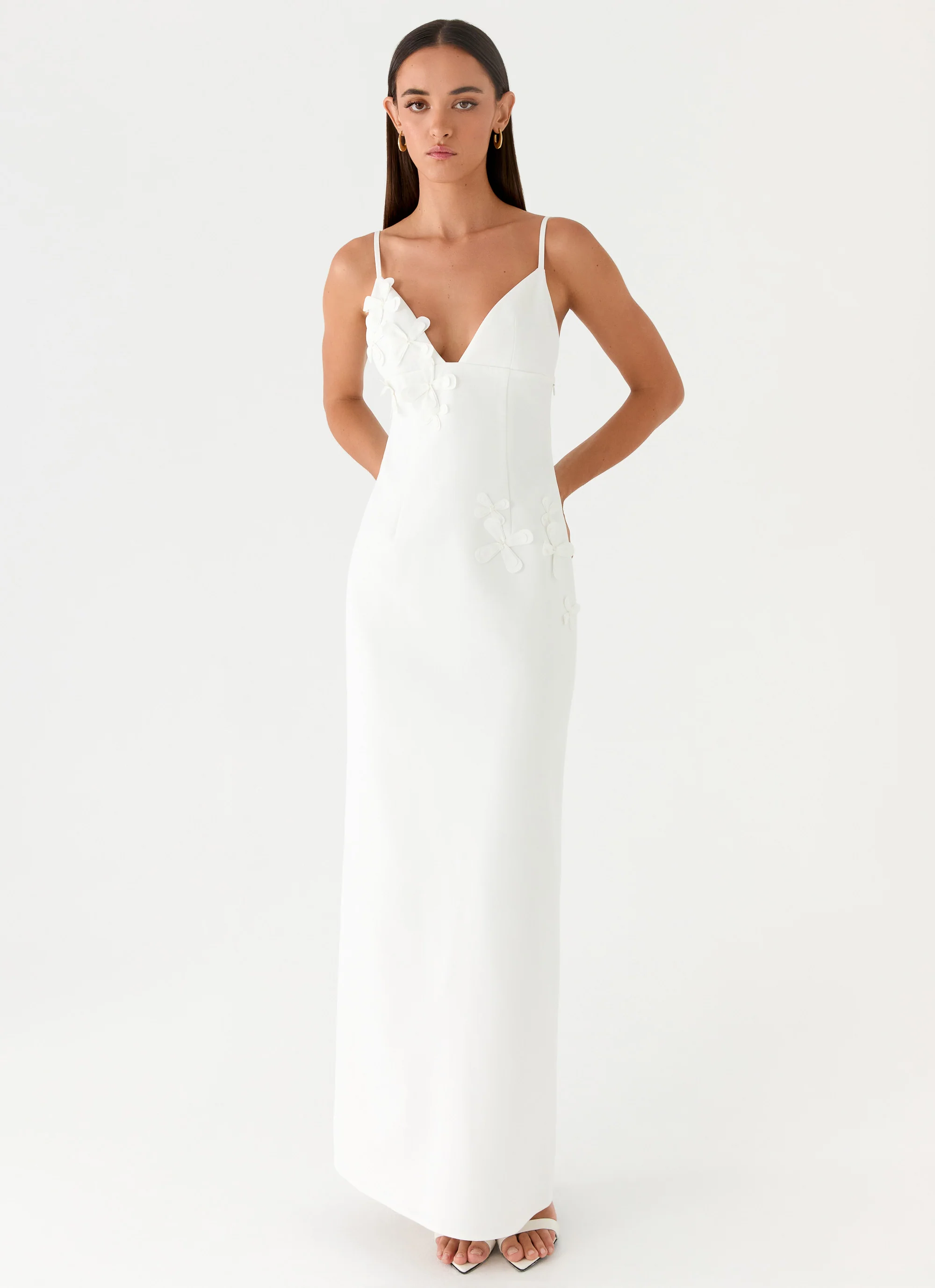 Lyris Maxi Dress - White - Image 6